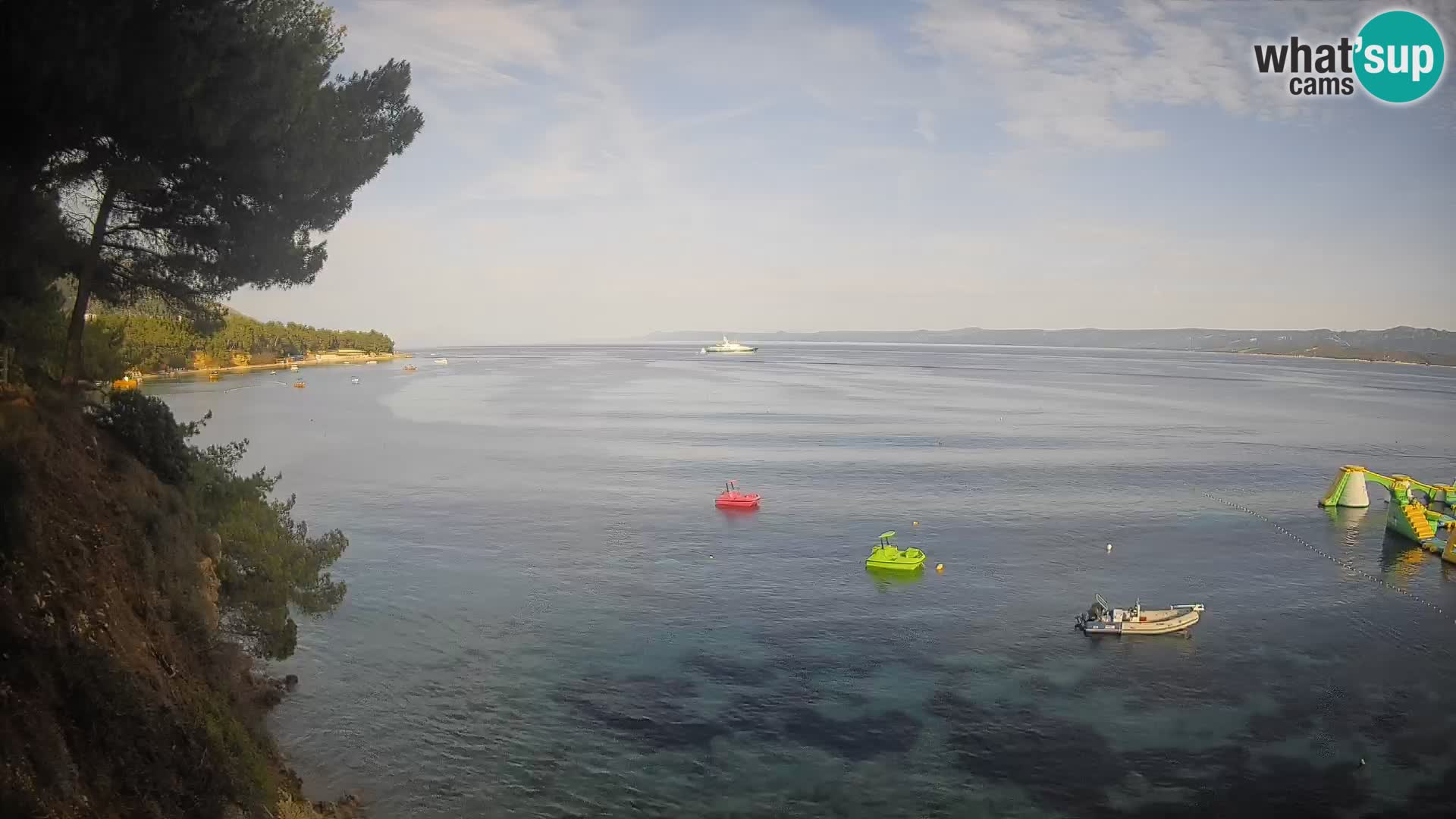 Webcam Potočine Beach Bol – Live View of Borak Beach, Brač Island