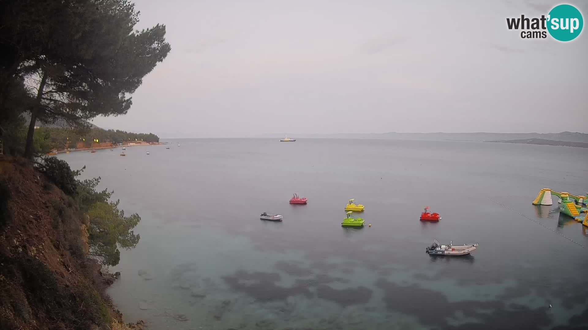 Webcam Potočine Beach Bol – Live View of Borak Beach, Brač Island