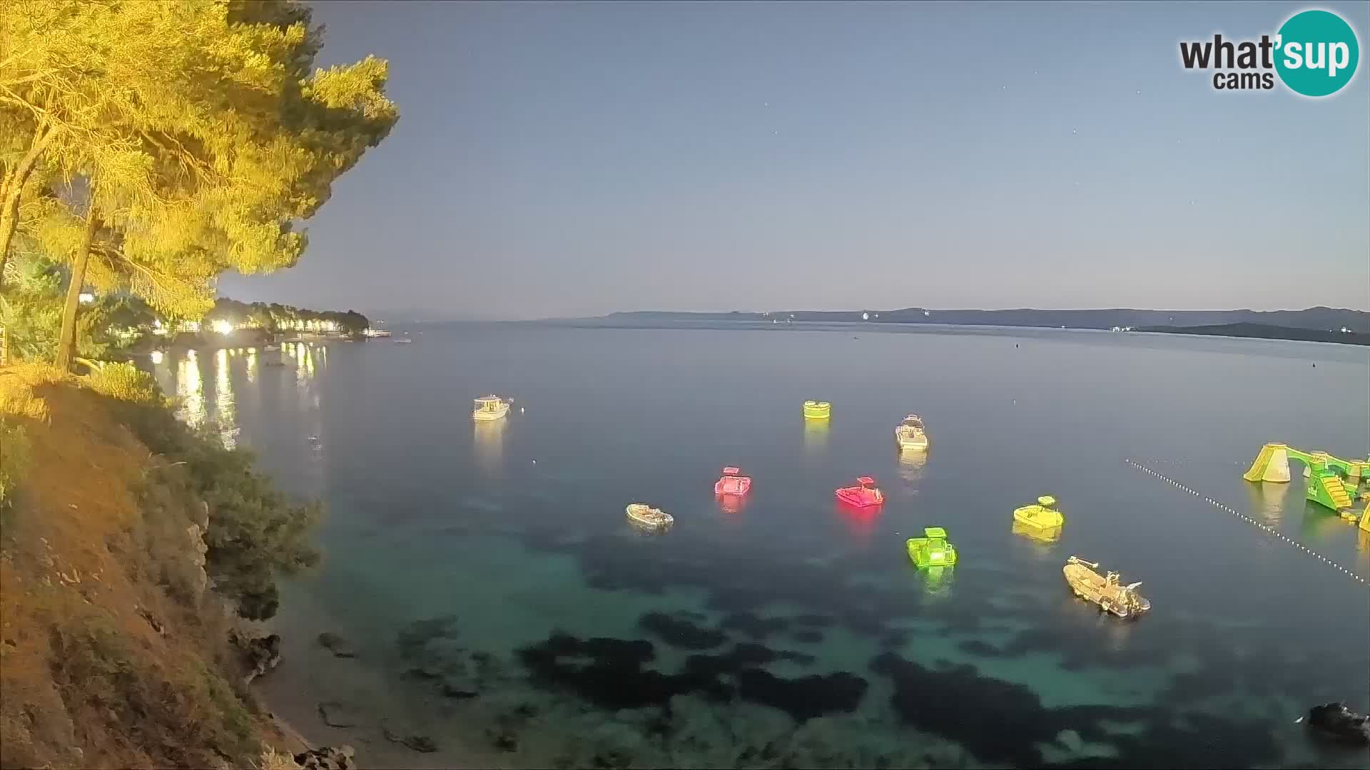 Webcam Strand Potočine Bol – Liveblick auf Borak Beach, Insel Brač