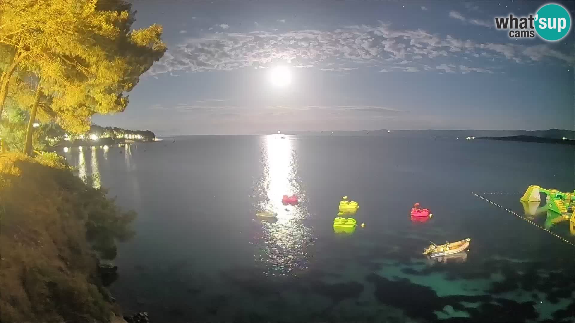 Webcam plage Potočine Bol – Vue en direct sur Borak Beach, île de Brač