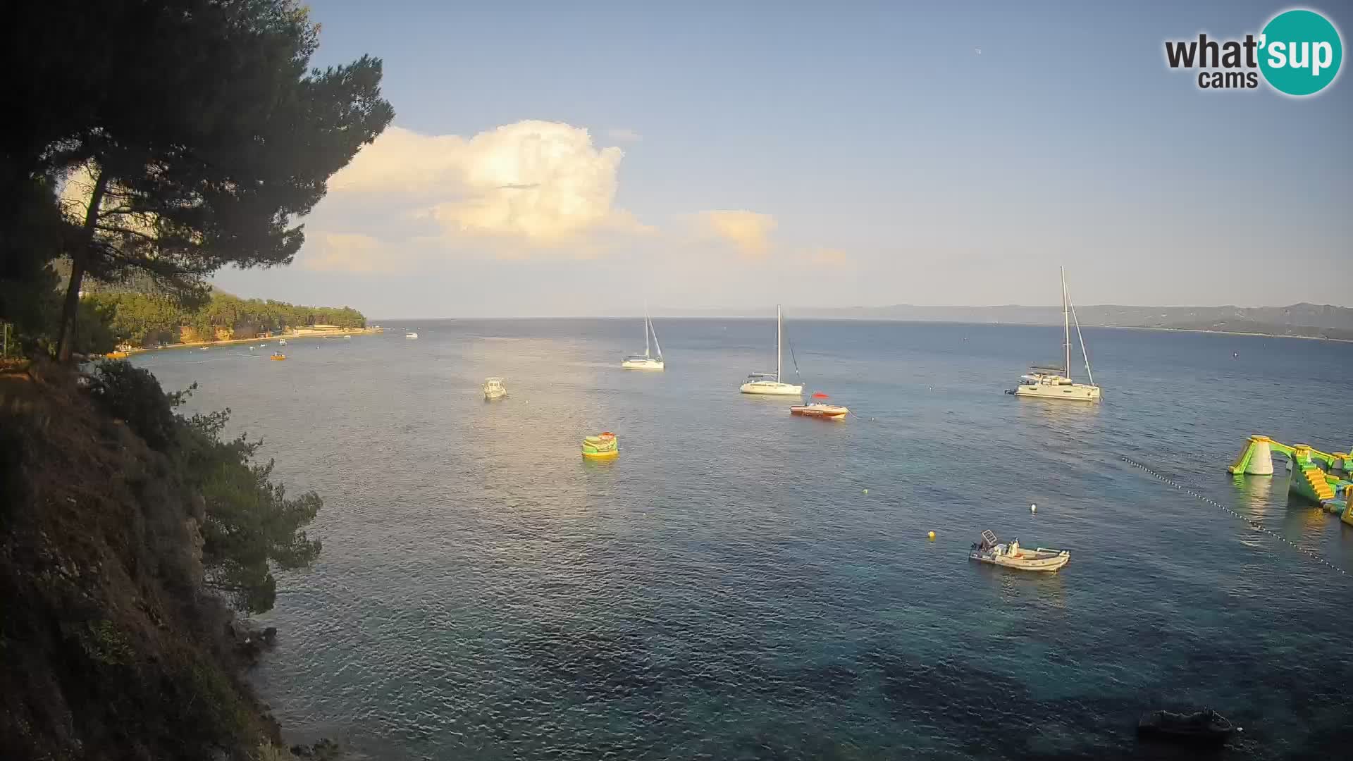 Webcam Playa Potočine Bol – Vista en vivo de Borak Beach, Isla de Brač