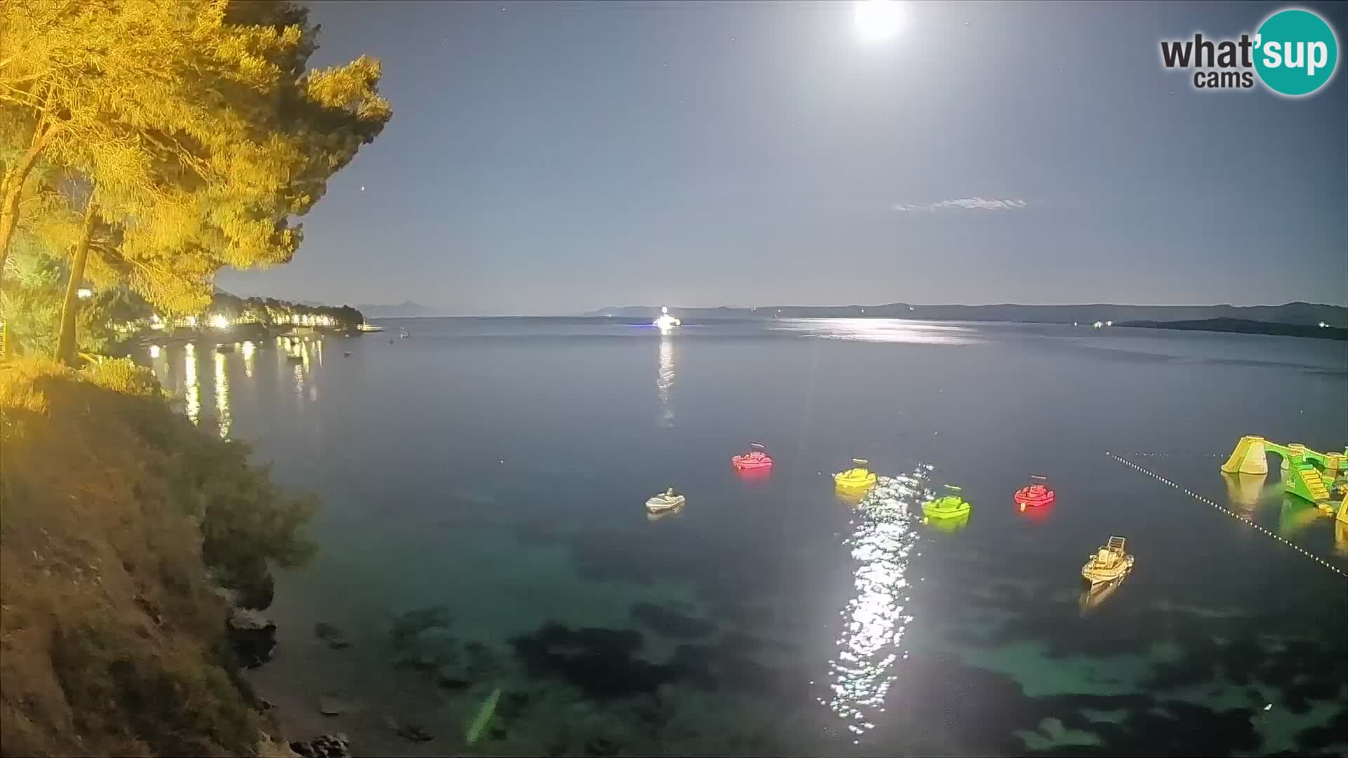 Webcam Playa Potočine Bol – Vista en vivo de Borak Beach, Isla de Brač