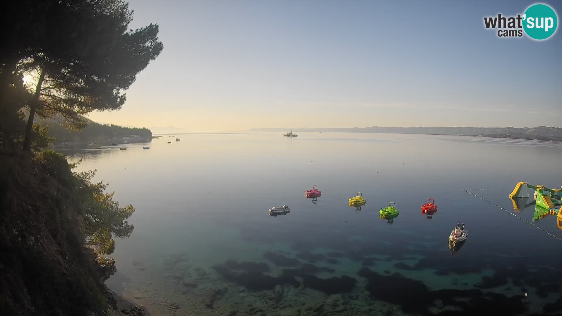Webcam Playa Potočine Bol – Vista en vivo de Borak Beach, Isla de Brač