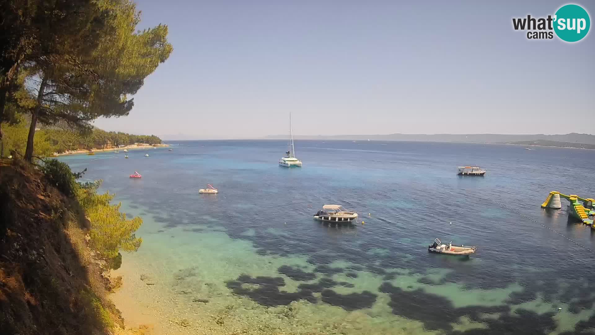Webcam Potočine Beach Bol – Live View of Borak Beach, Brač Island