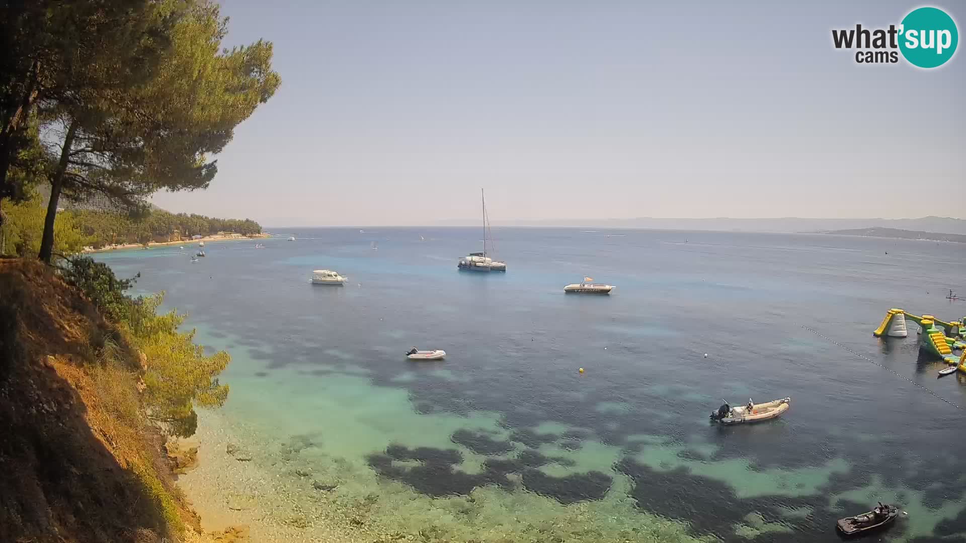 Webcam Strand Potočine Bol – Liveblick auf Borak Beach, Insel Brač