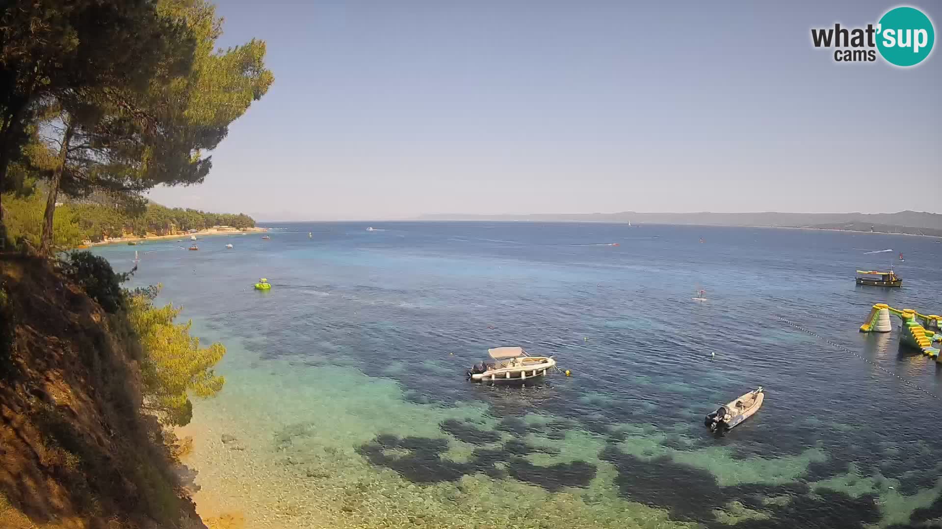 Webcam Playa Potočine Bol – Vista en vivo de Borak Beach, Isla de Brač