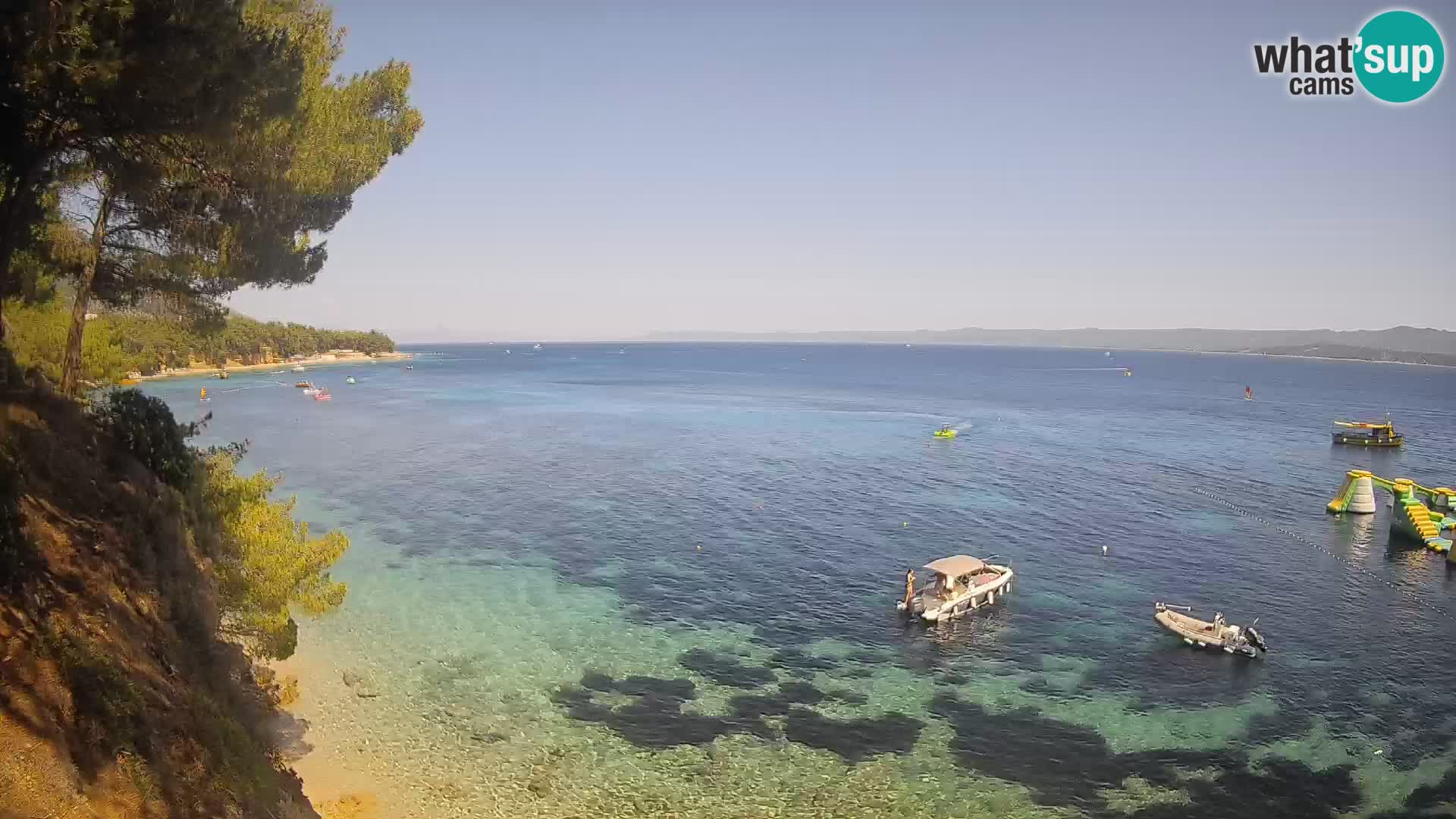 Webcam Potočine Beach Bol – Live View of Borak Beach, Brač Island