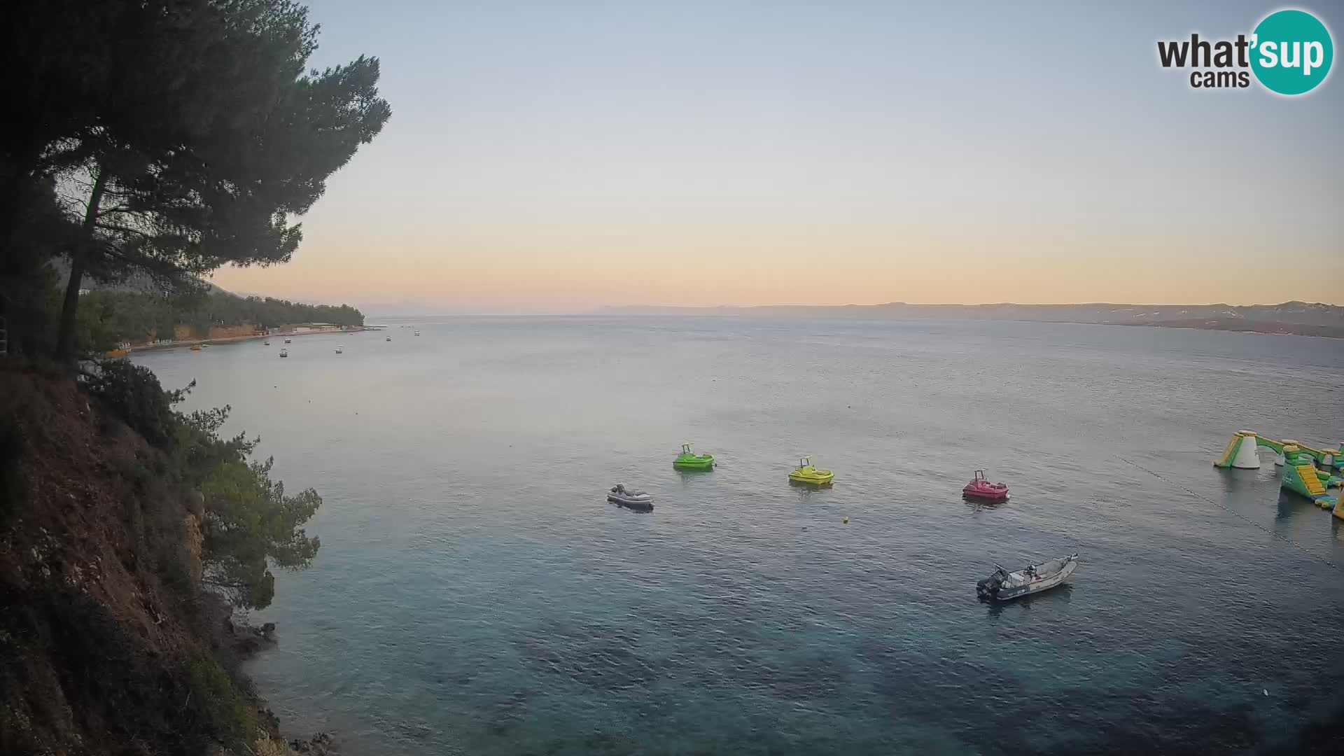 Webcam plage Potočine Bol – Vue en direct sur Borak Beach, île de Brač