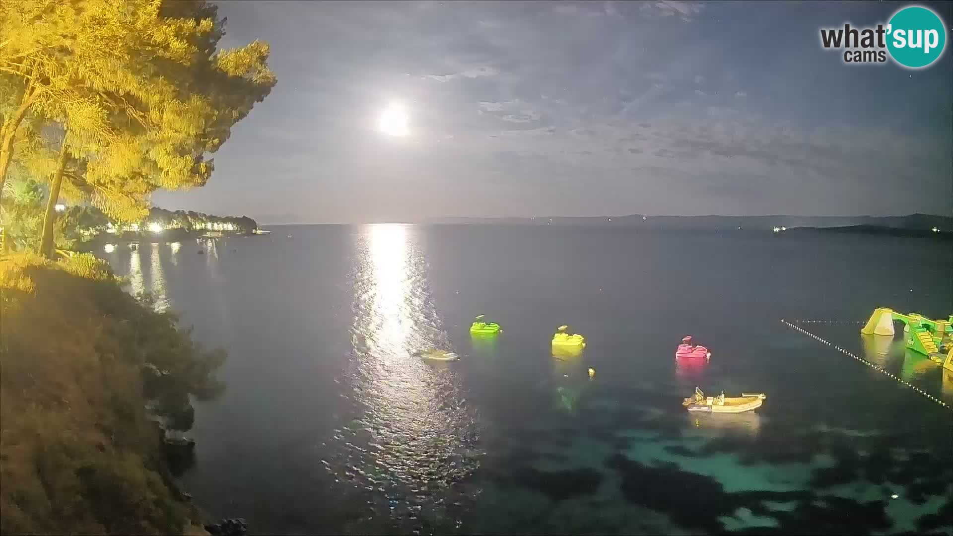 Webcam plage Potočine Bol – Vue en direct sur Borak Beach, île de Brač
