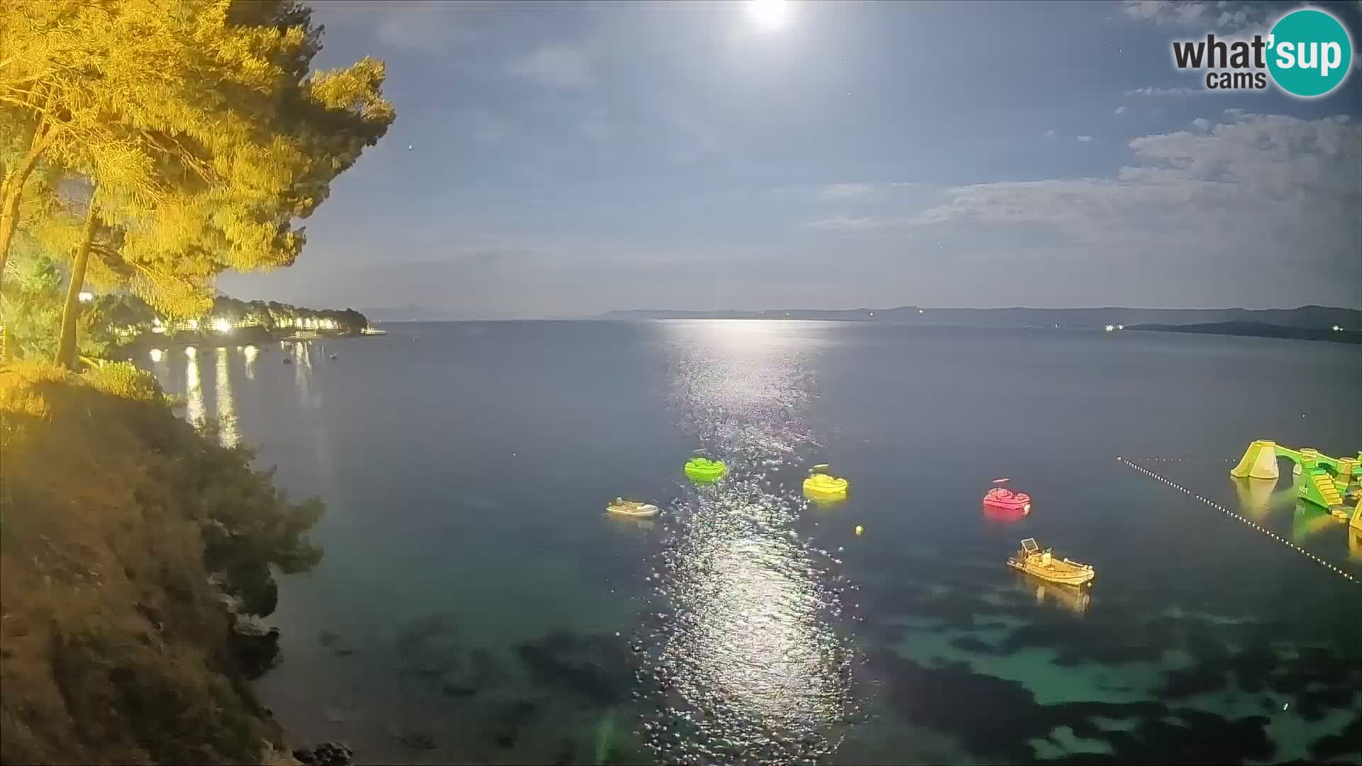 Webcam plage Potočine Bol – Vue en direct sur Borak Beach, île de Brač