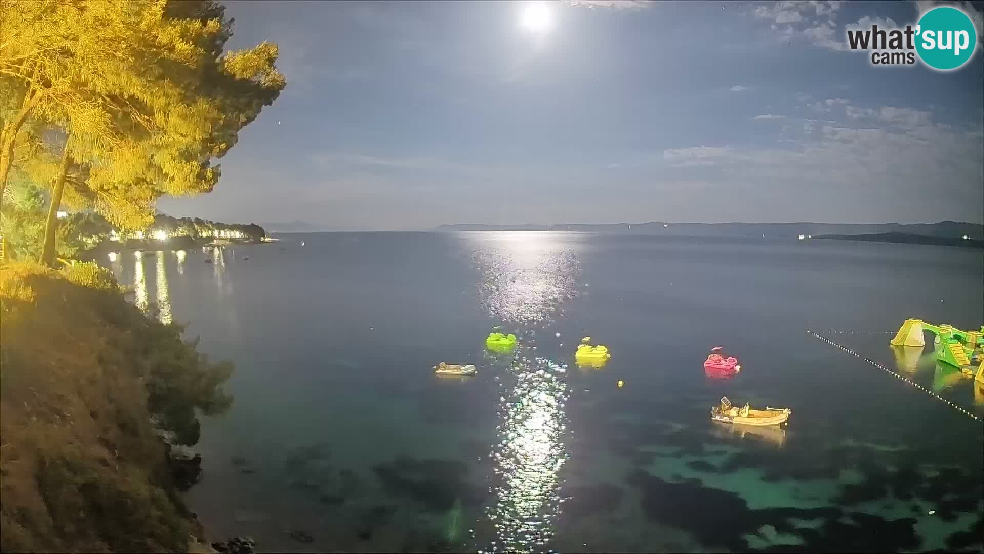 Webcam plage Potočine Bol – Vue en direct sur Borak Beach, île de Brač