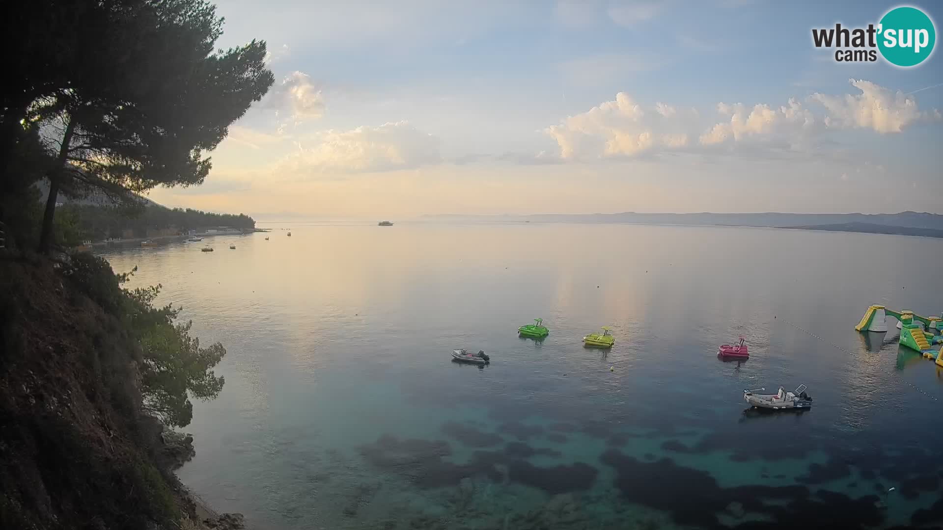 Webcam Strand Potočine Bol – Liveblick auf Borak Beach, Insel Brač