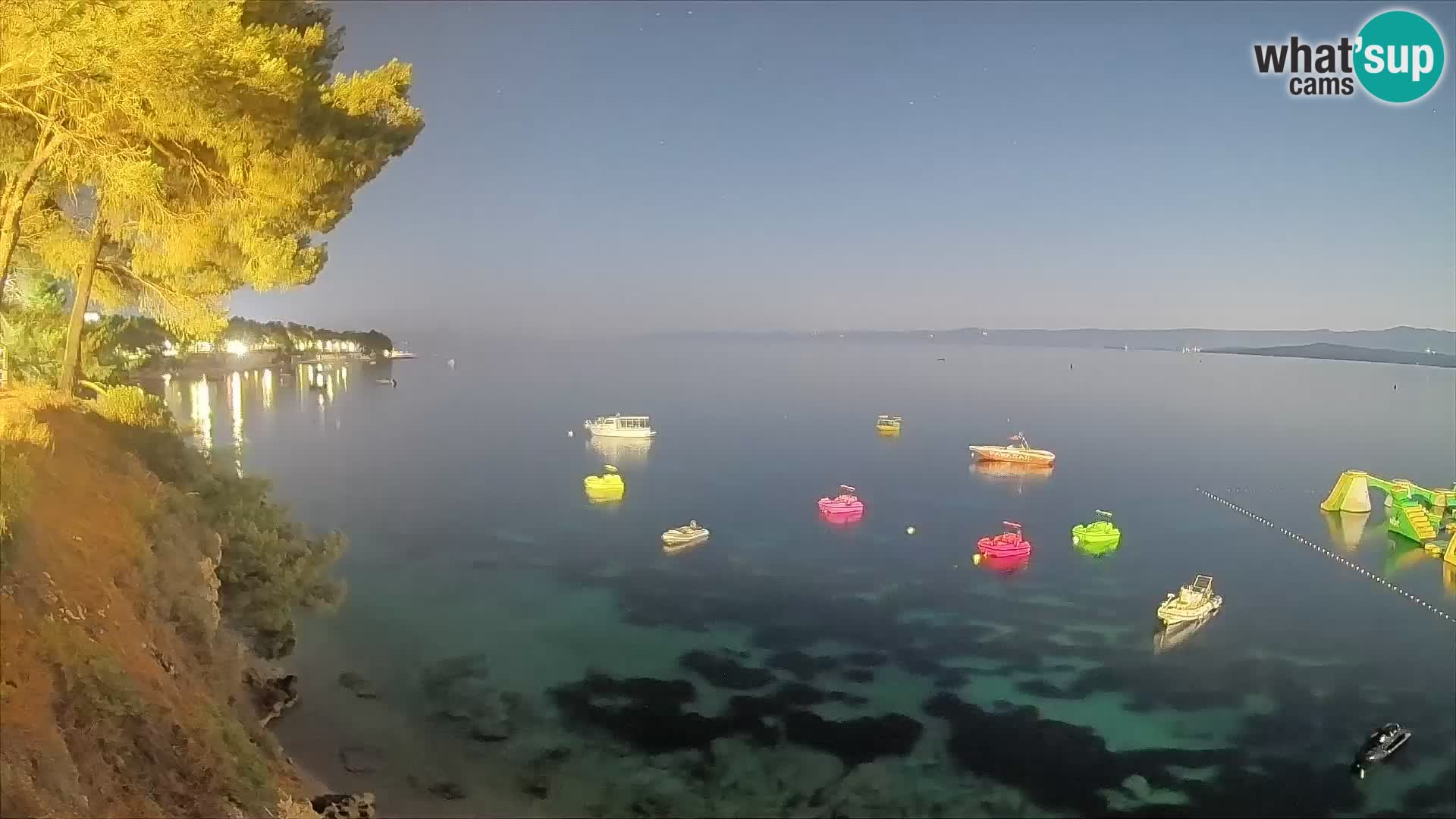 Webcam plage Potočine Bol – Vue en direct sur Borak Beach, île de Brač