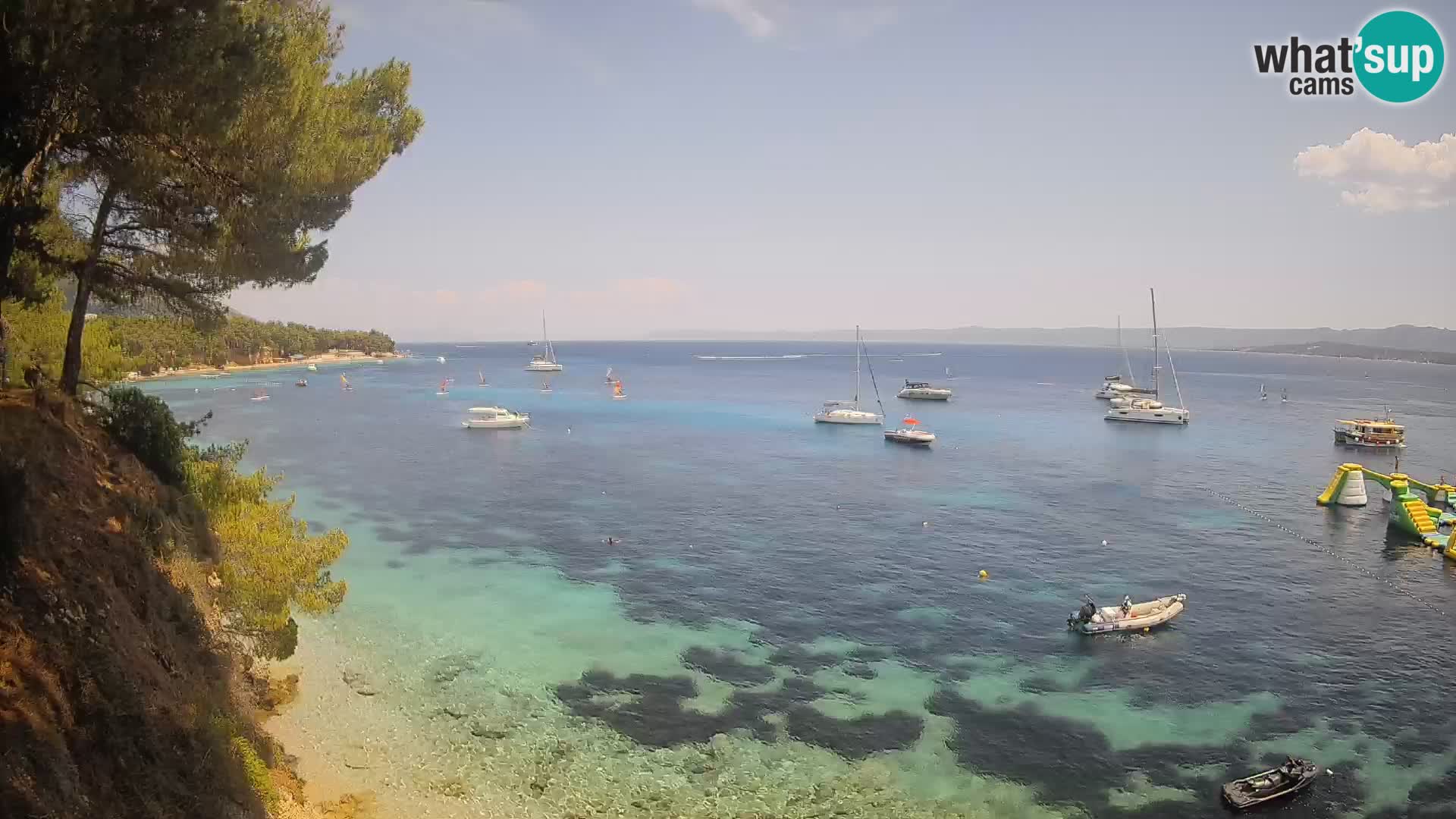 Webcam Potočine Beach Bol – Live View of Borak Beach, Brač Island