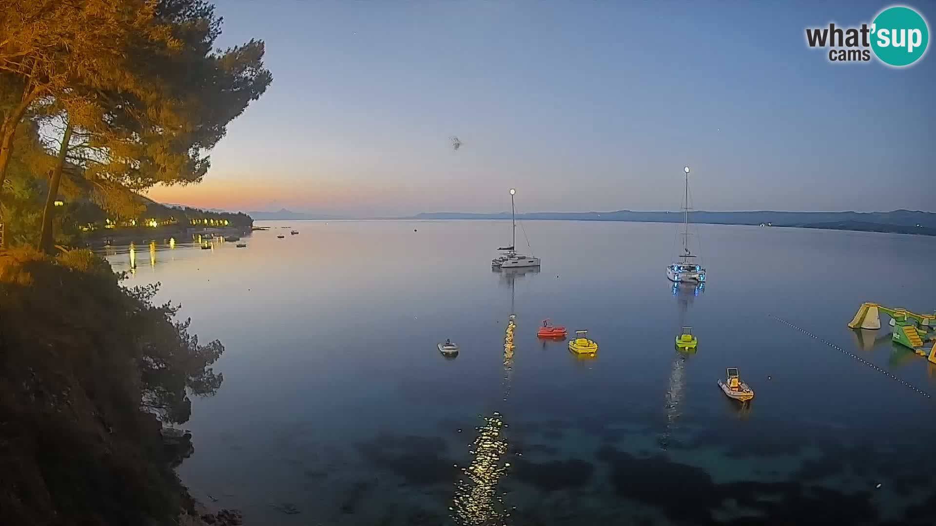 Webcam Potočine Beach Bol – Live View of Borak Beach, Brač Island