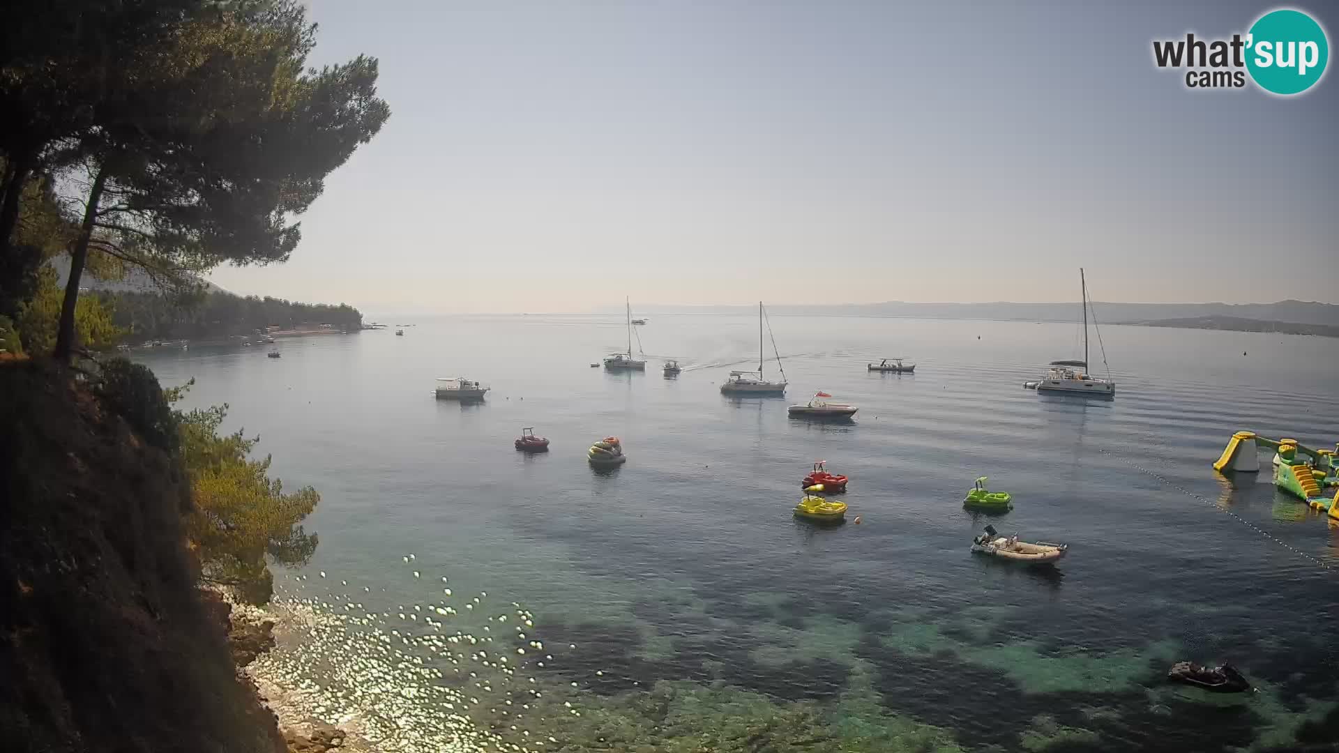 Webcam Potočine Beach Bol – Live View of Borak Beach, Brač Island