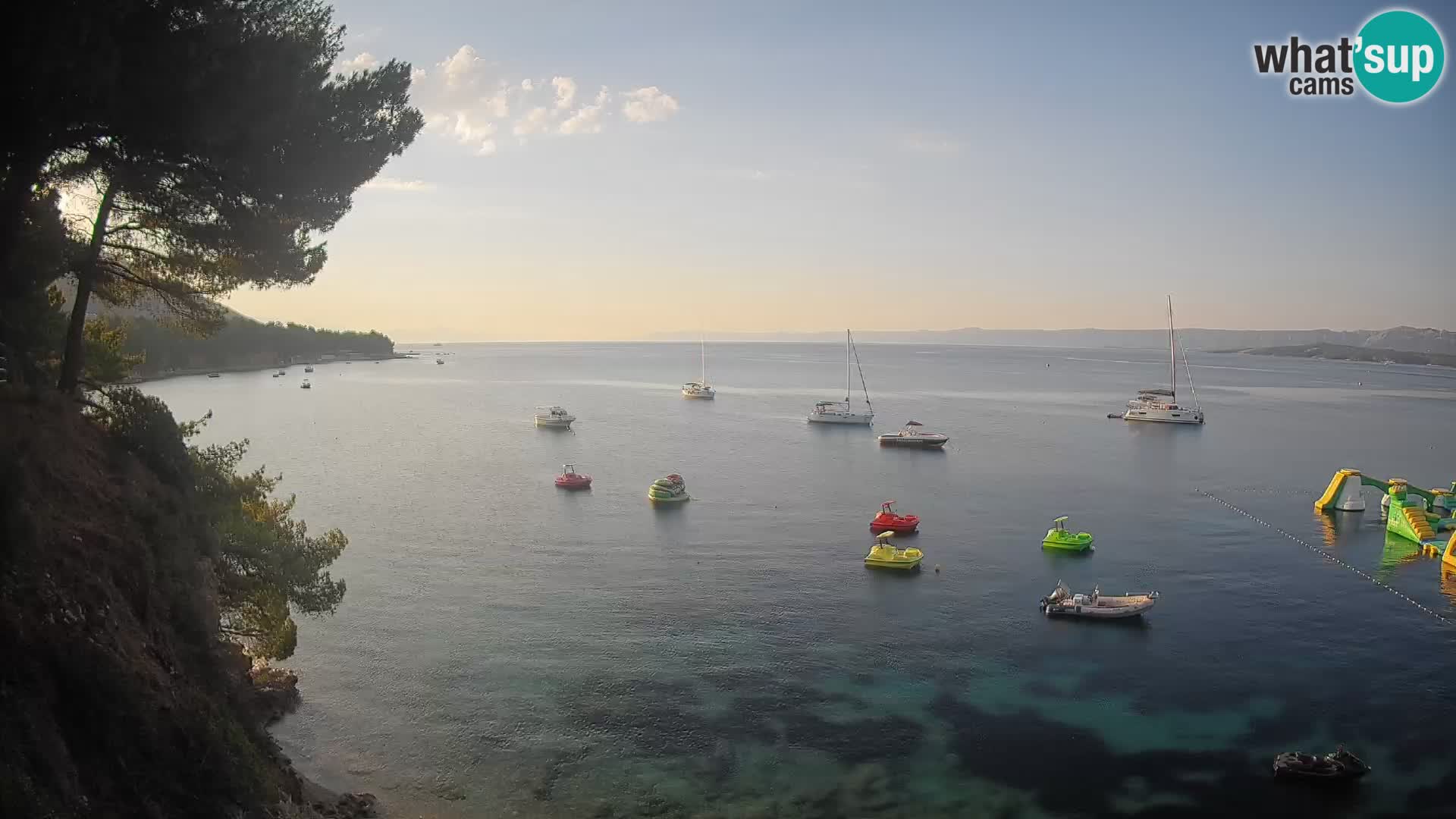 Webcam Potočine Beach Bol – Live View of Borak Beach, Brač Island