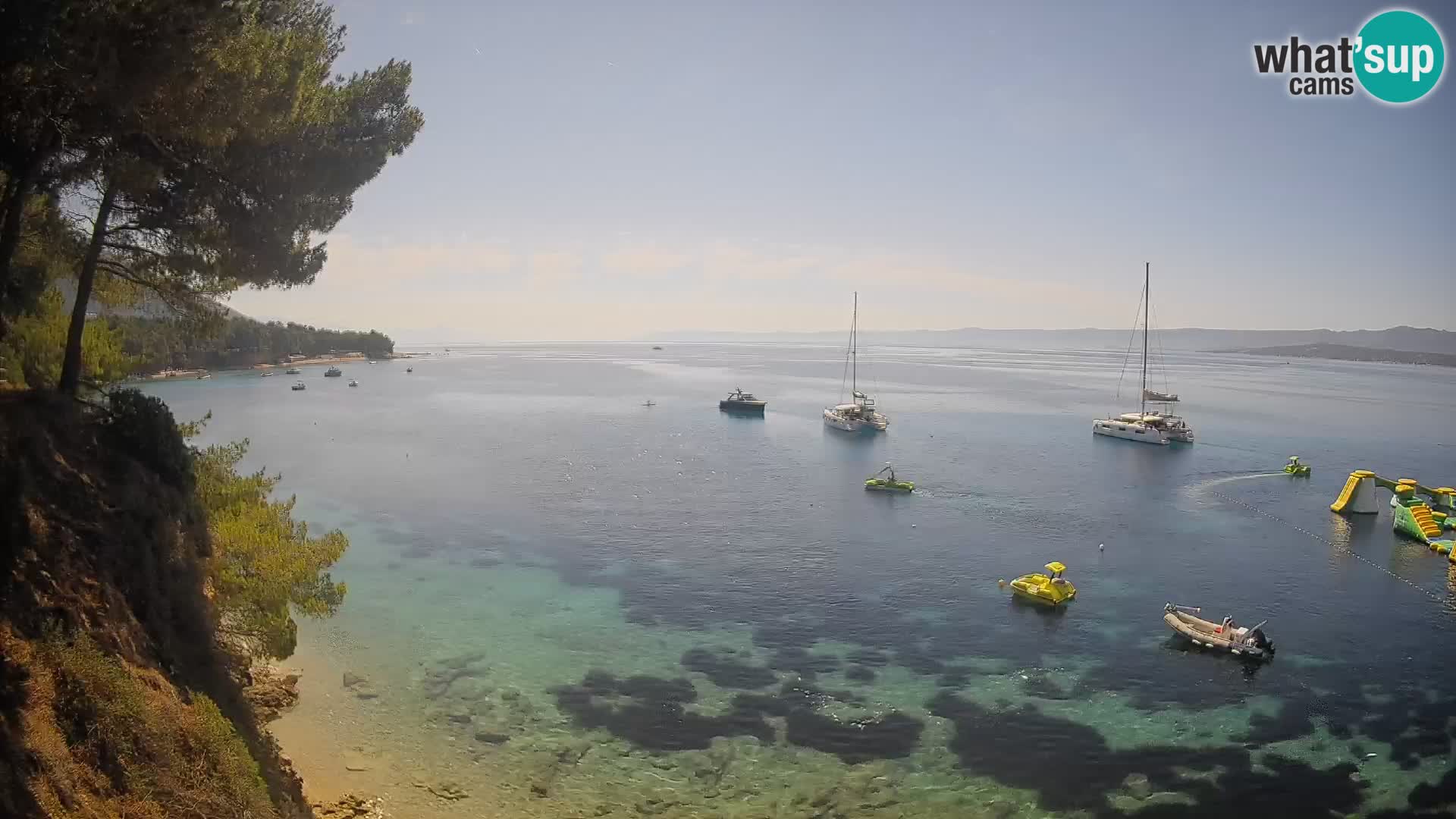 Webcam Strand Potočine Bol – Liveblick auf Borak Beach, Insel Brač