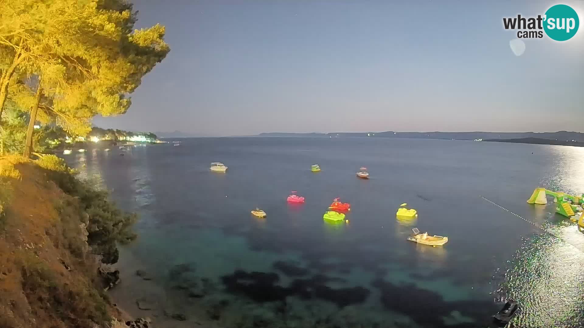 Webcam plage Potočine Bol – Vue en direct sur Borak Beach, île de Brač