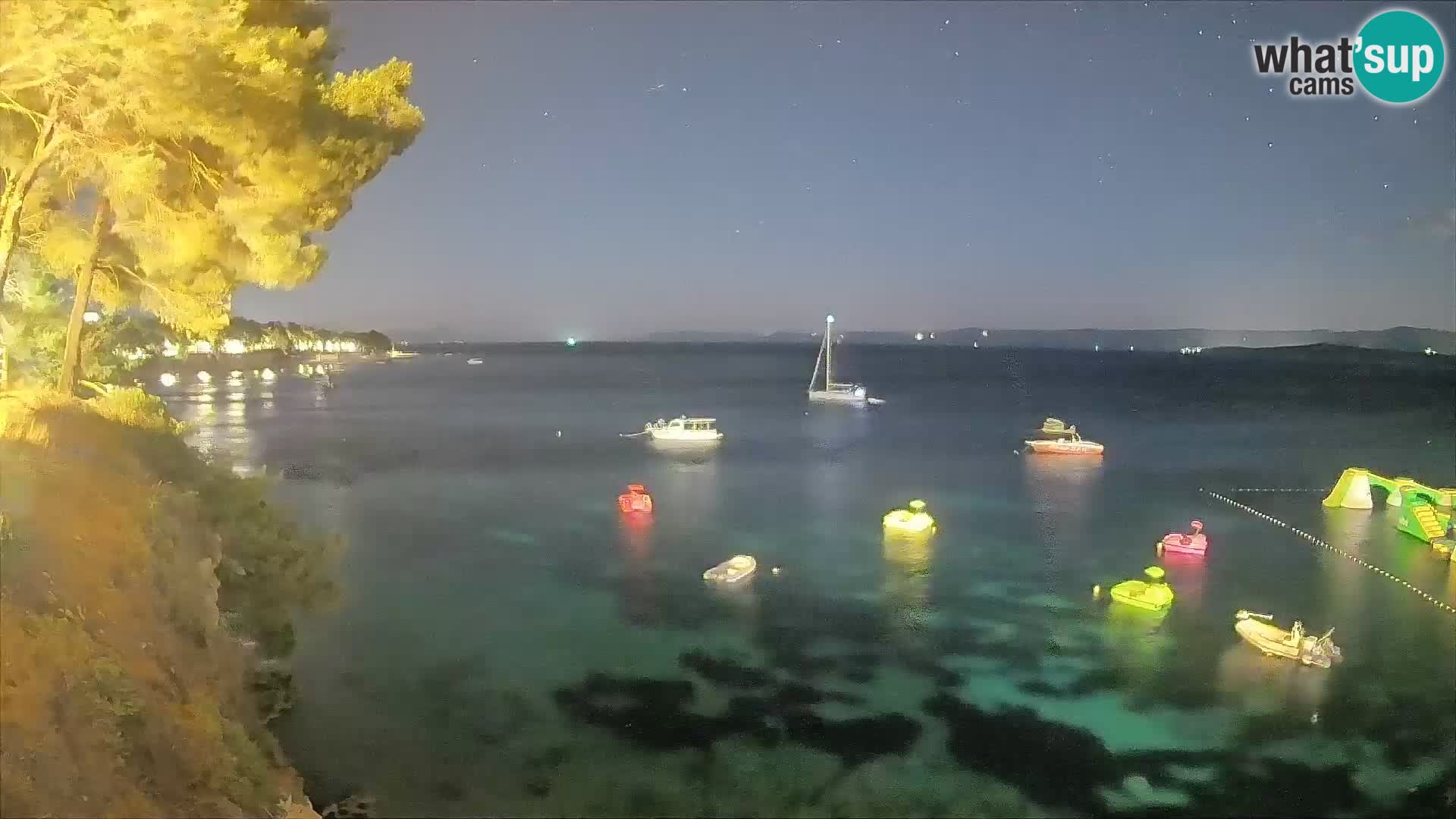 Webcam Potočine Beach Bol – Live View of Borak Beach, Brač Island