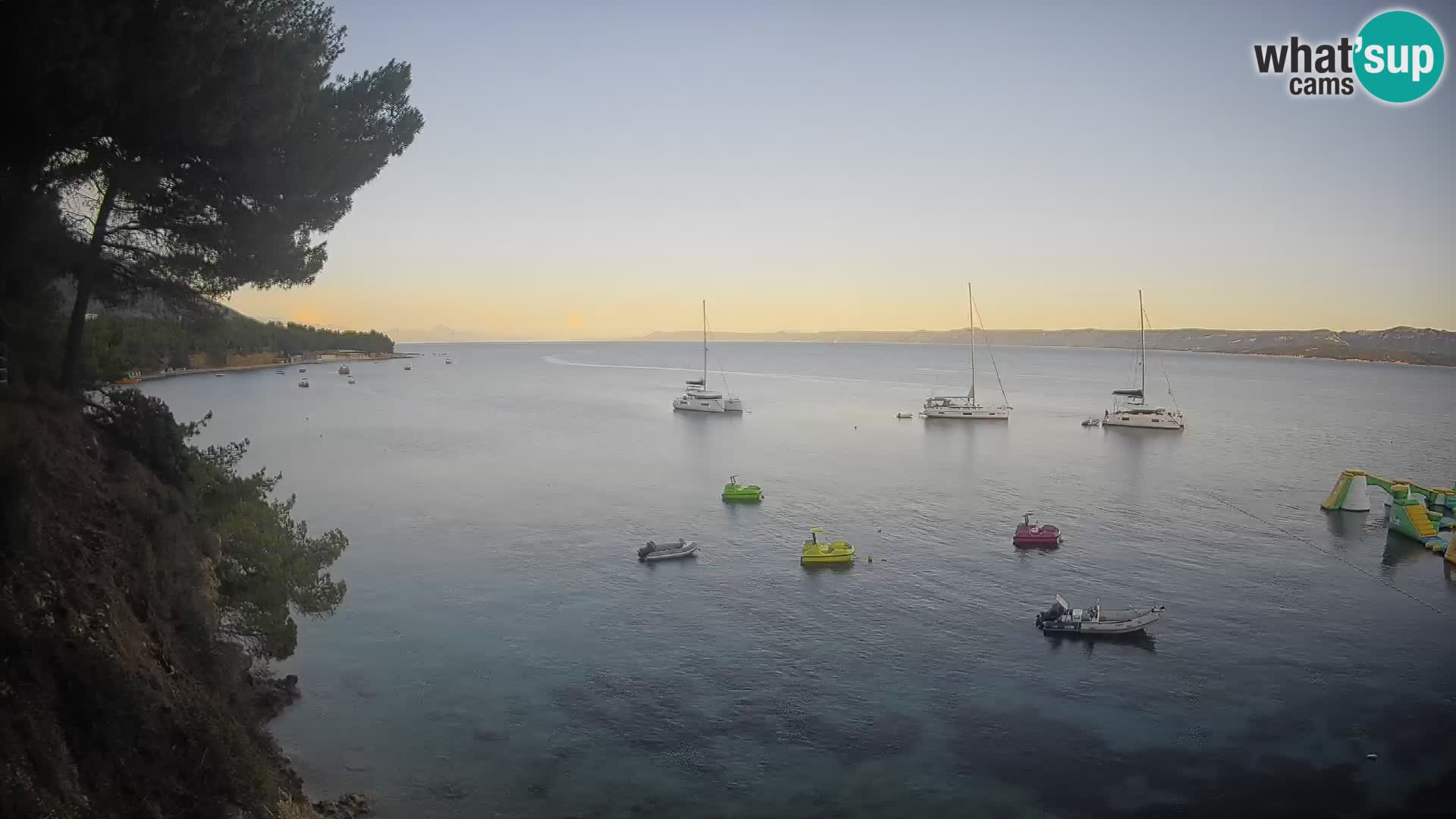 Webcam Strand Potočine Bol – Liveblick auf Borak Beach, Insel Brač