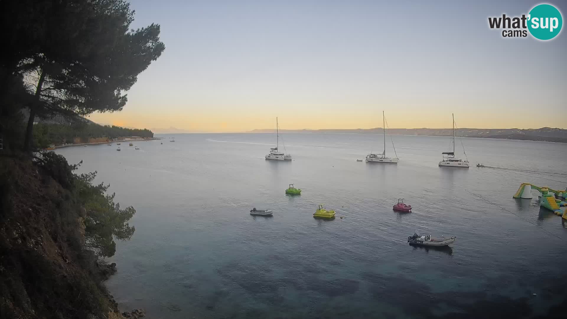 Webcam plage Potočine Bol – Vue en direct sur Borak Beach, île de Brač