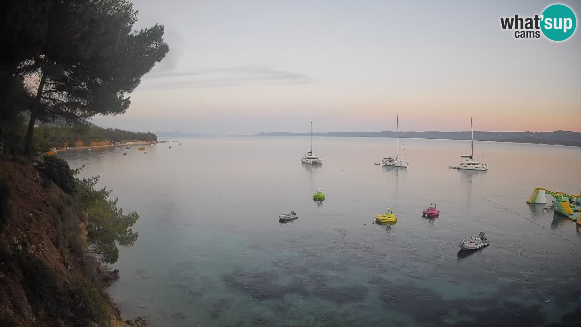 Webcam Potočine Beach Bol – Live View of Borak Beach, Brač Island