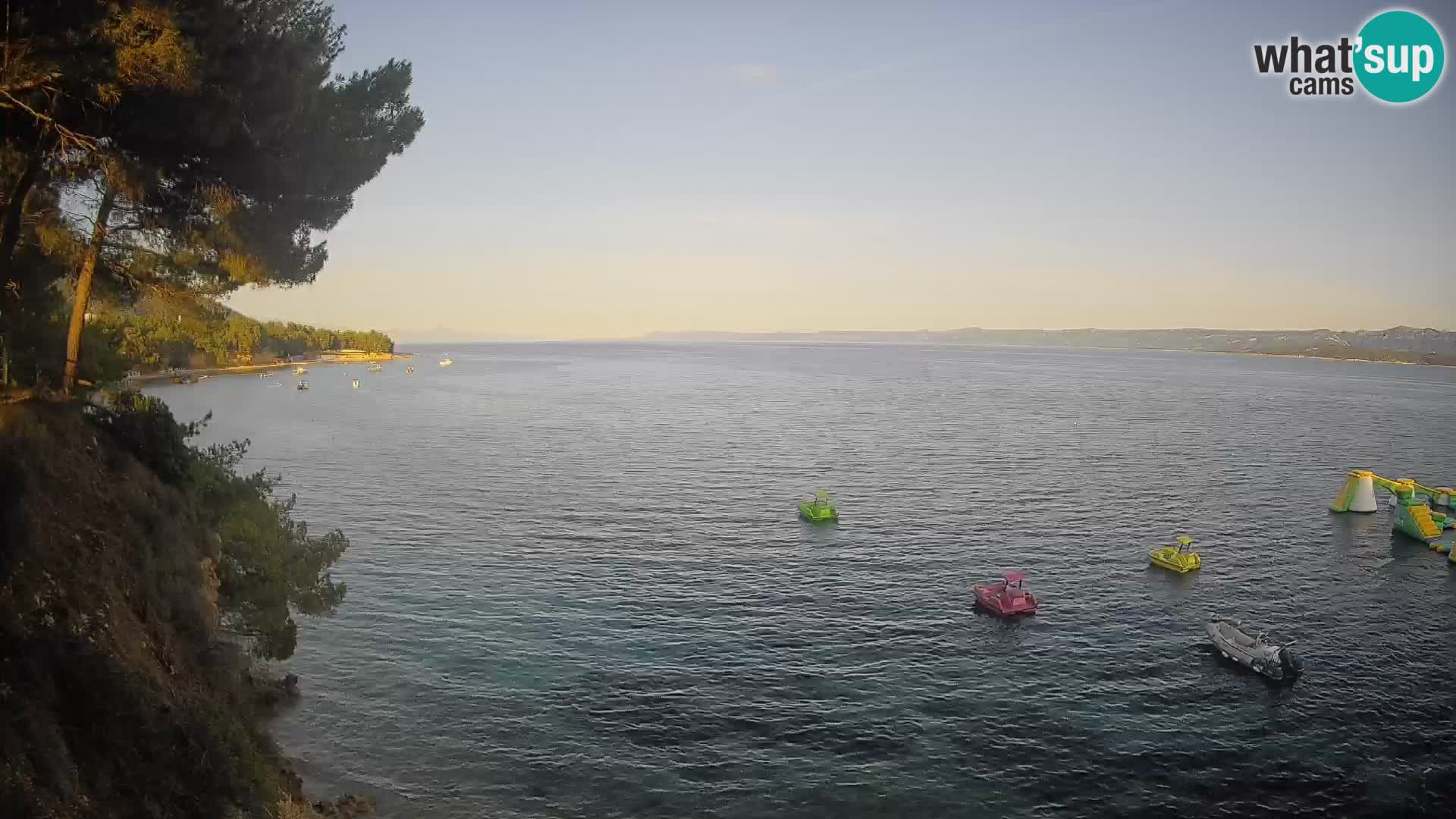 Webcam Strand Potočine Bol – Liveblick auf Borak Beach, Insel Brač