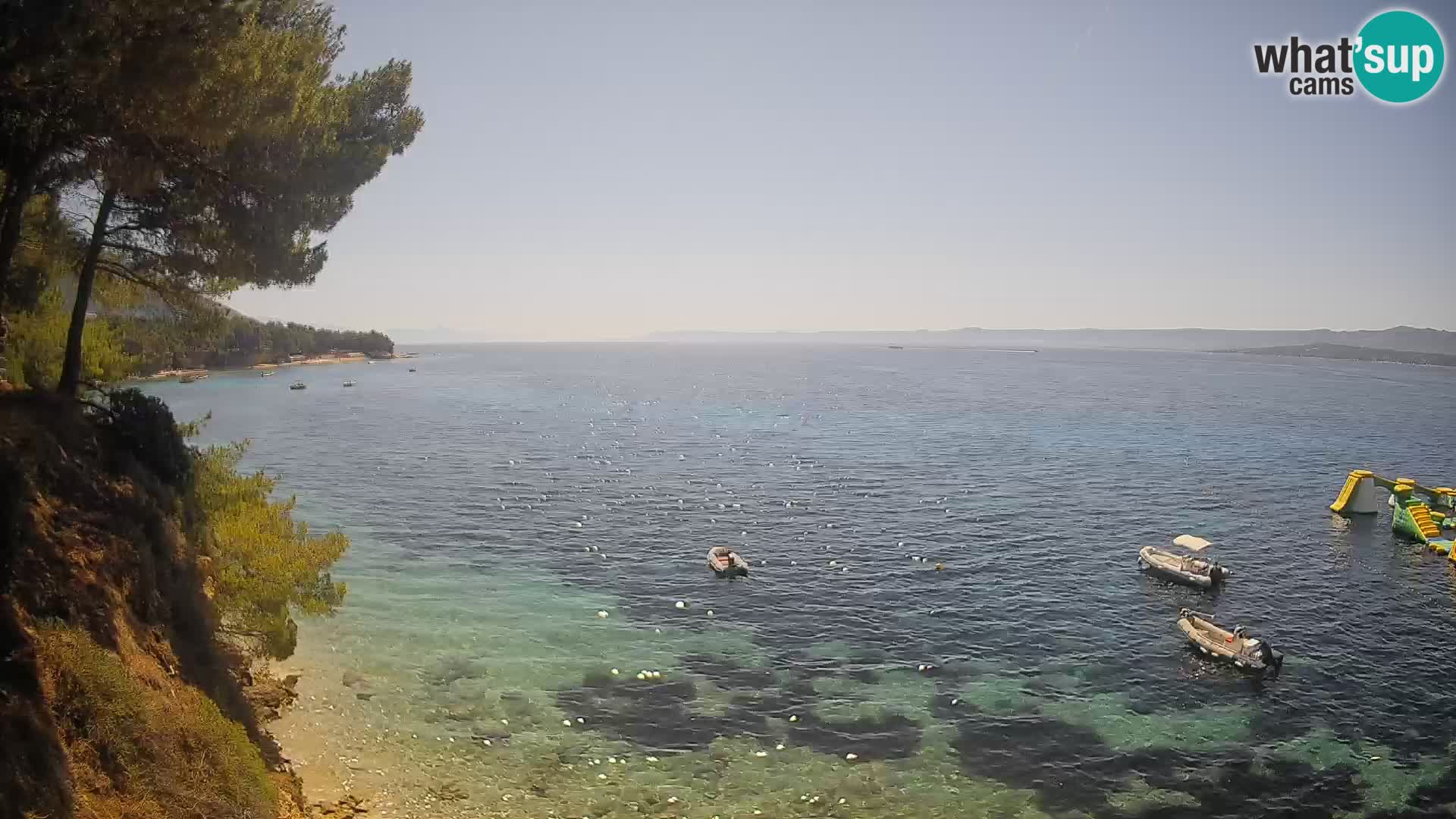 Webcam Playa Potočine Bol – Vista en vivo de Borak Beach, Isla de Brač