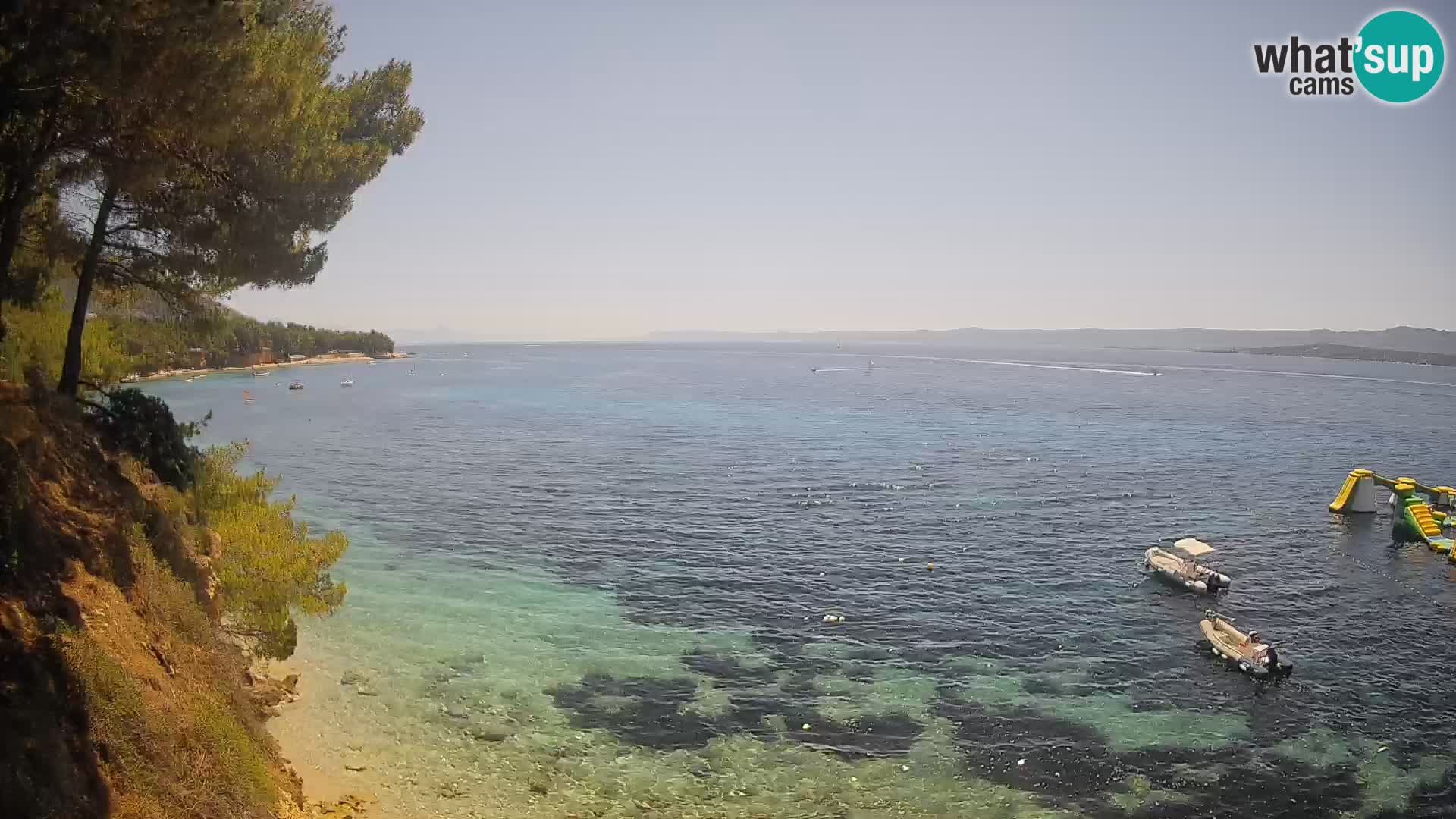 Webcam Potočine Beach Bol – Live View of Borak Beach, Brač Island