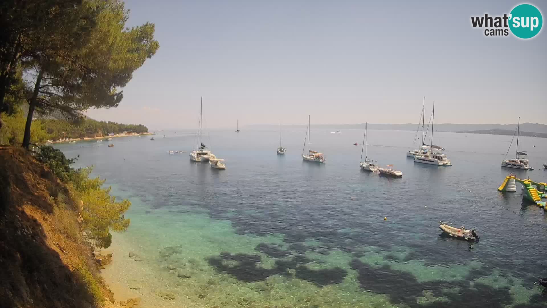 Webcam Potočine Beach Bol – Live View of Borak Beach, Brač Island
