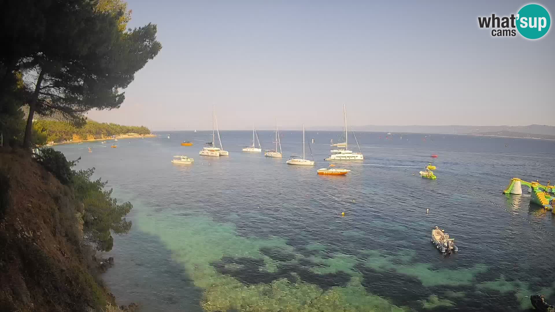 Webcam Potočine Beach Bol – Live View of Borak Beach, Brač Island