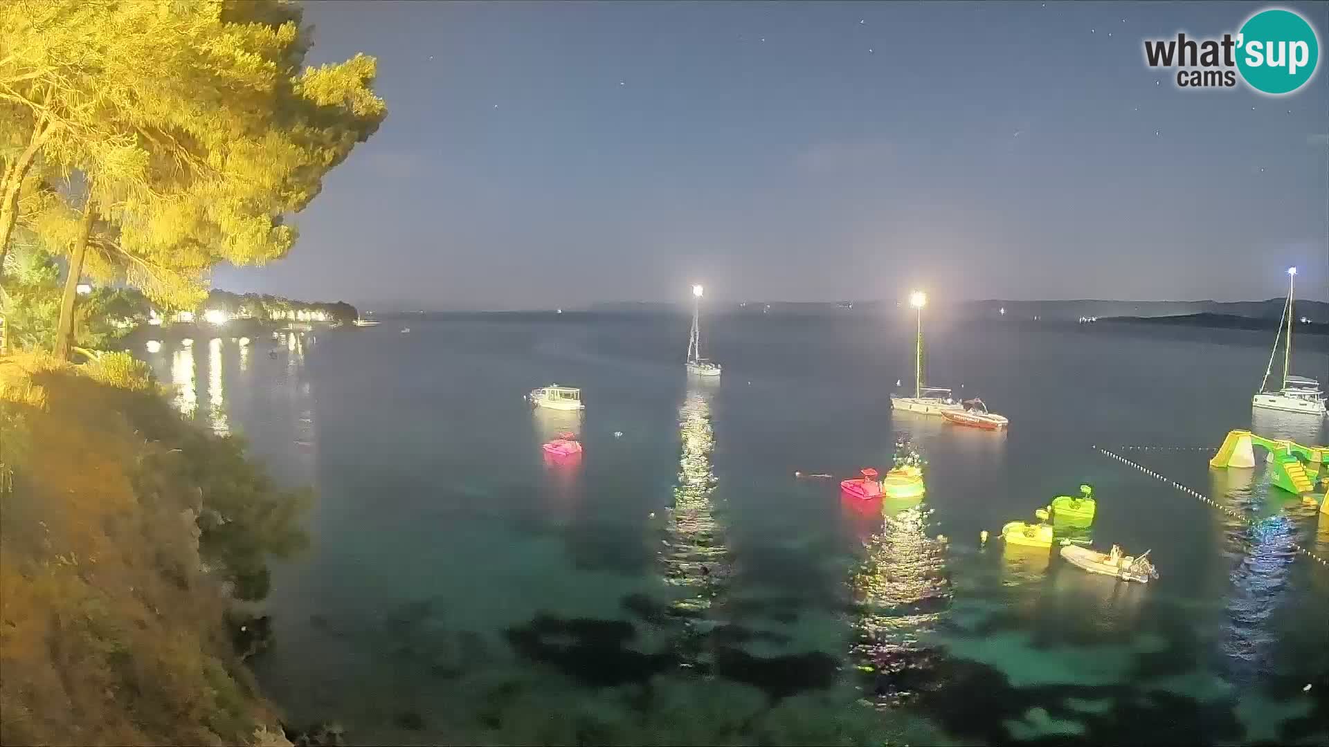 Webcam Playa Potočine Bol – Vista en vivo de Borak Beach, Isla de Brač