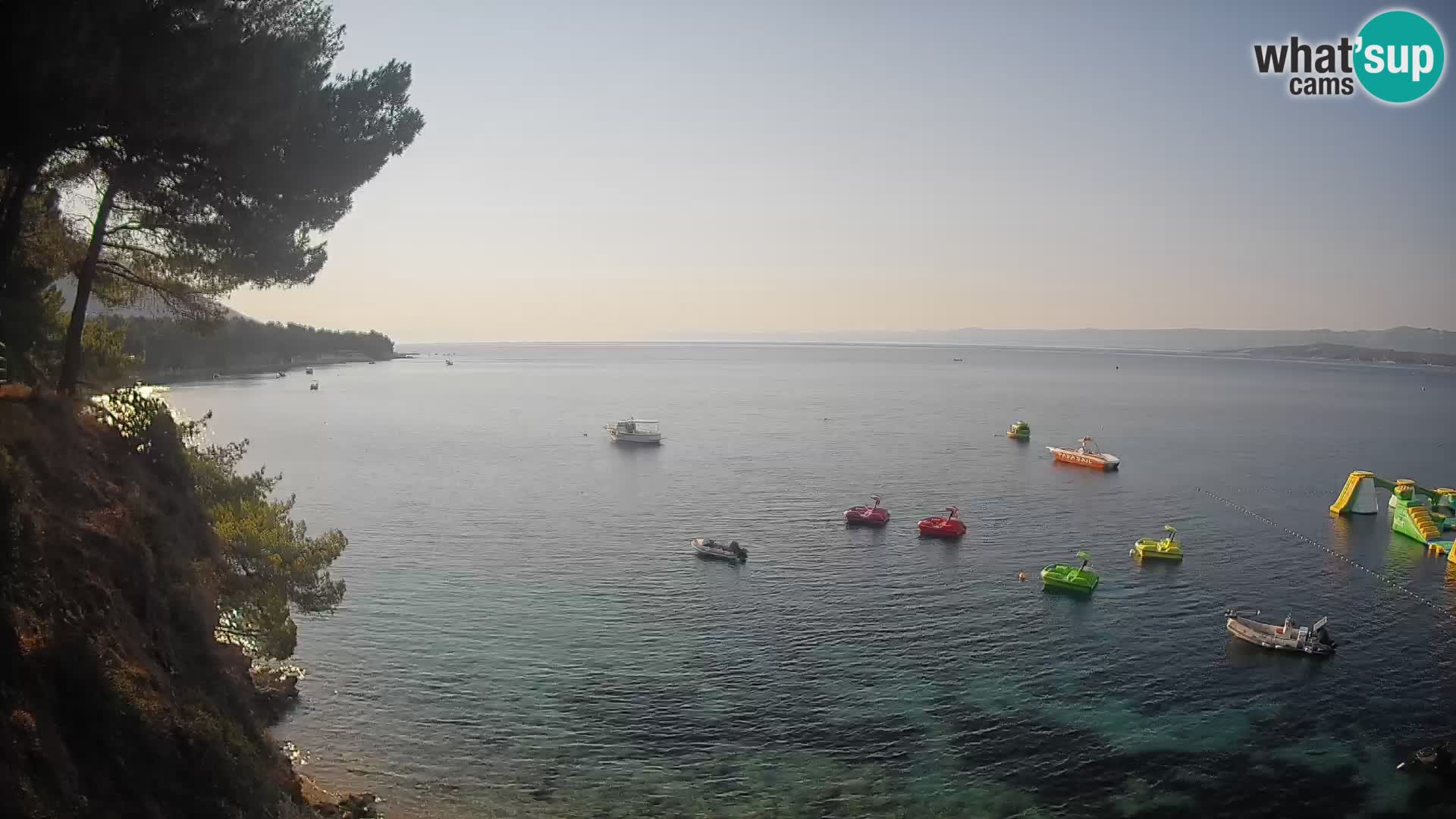Webcam Potočine Beach Bol – Live View of Borak Beach, Brač Island