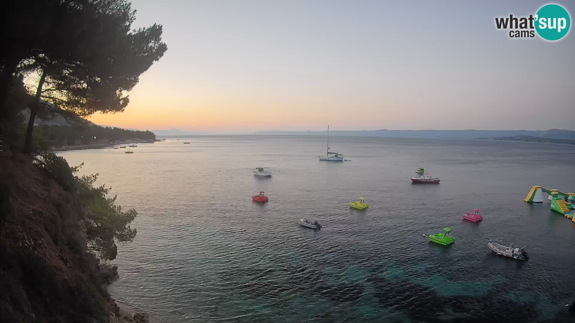 Webcam Potočine Beach Bol – Live View of Borak Beach, Brač Island