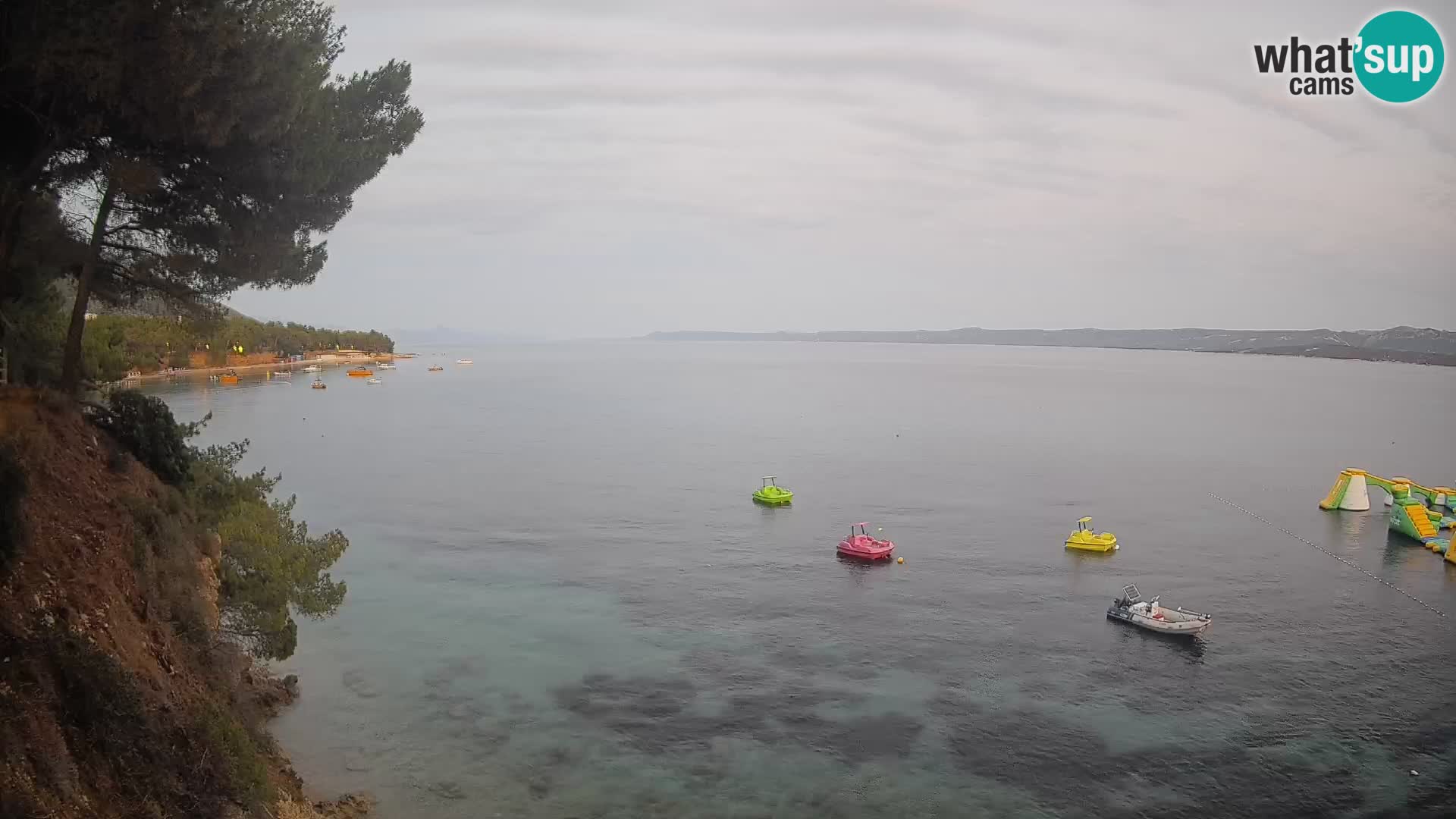 Webcam plage Potočine Bol – Vue en direct sur Borak Beach, île de Brač