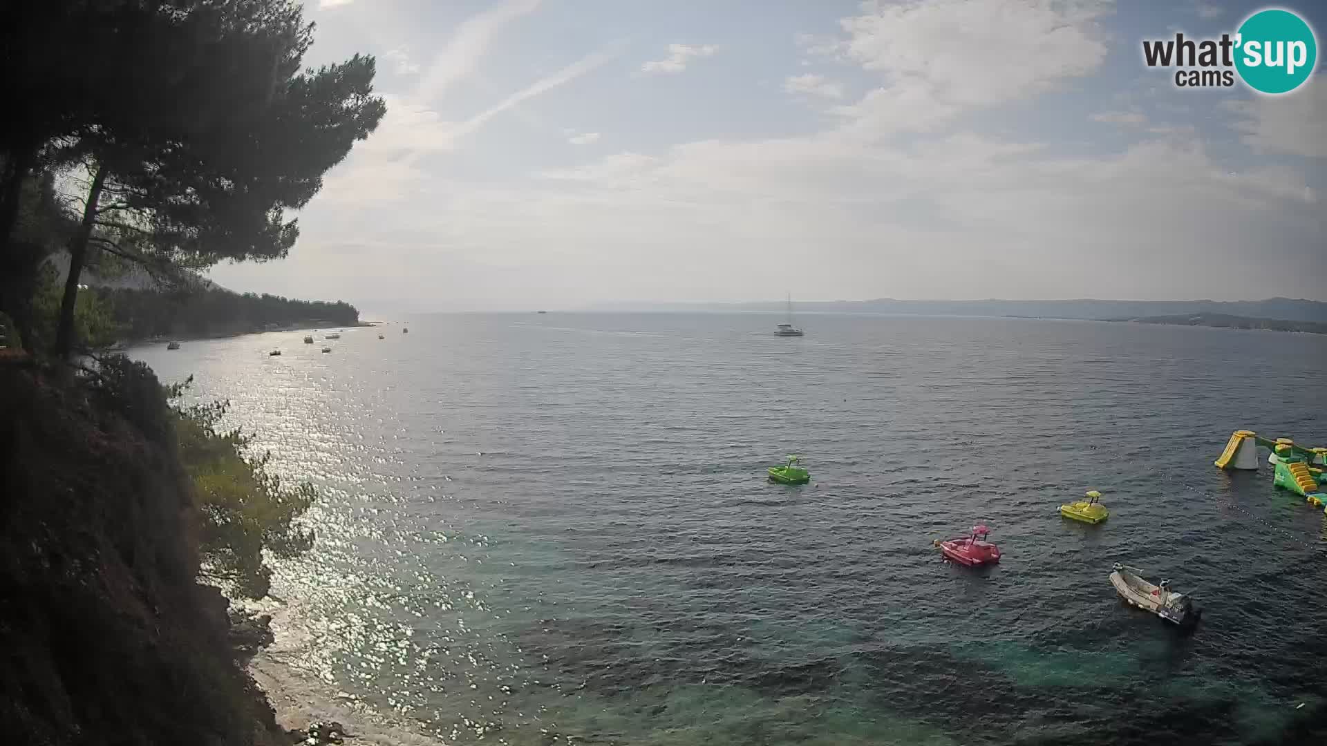 Webcam Strand Potočine Bol – Liveblick auf Borak Beach, Insel Brač