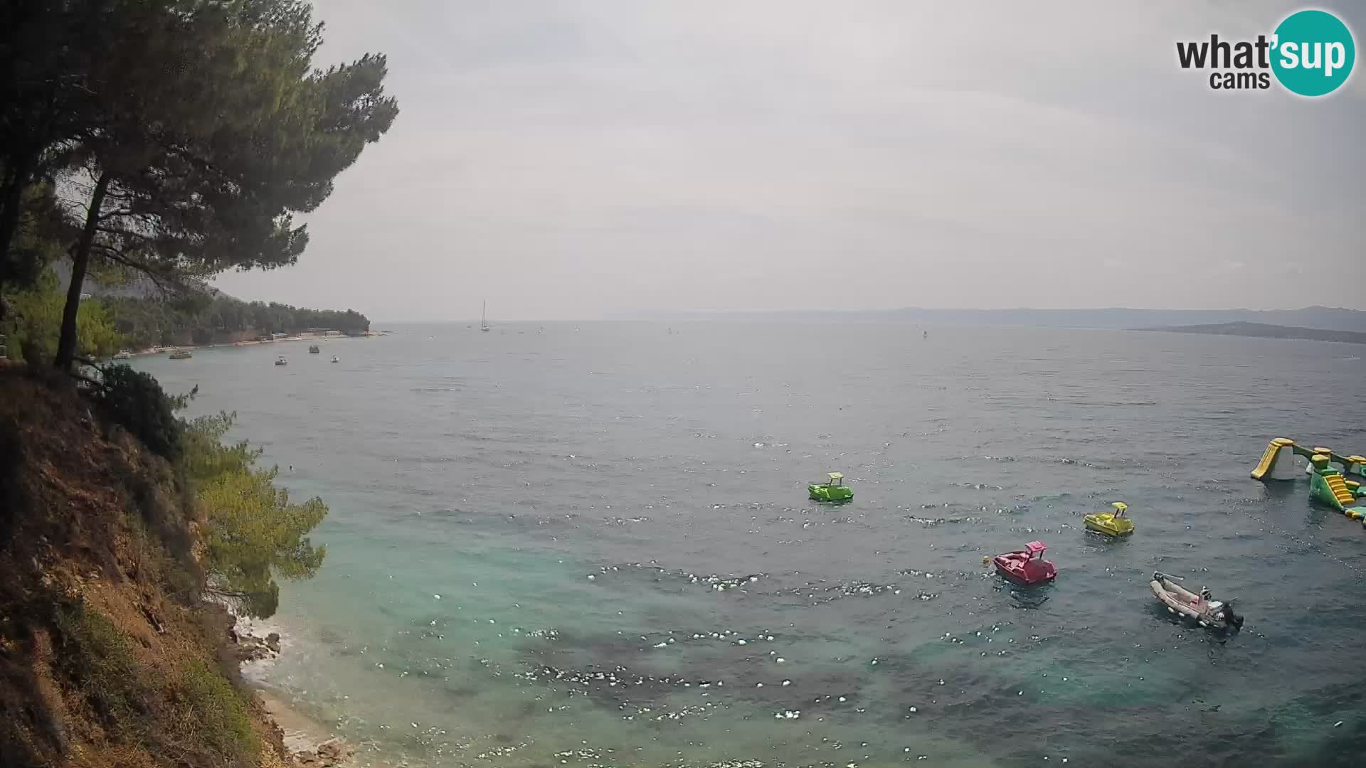 Webcam Strand Potočine Bol – Liveblick auf Borak Beach, Insel Brač