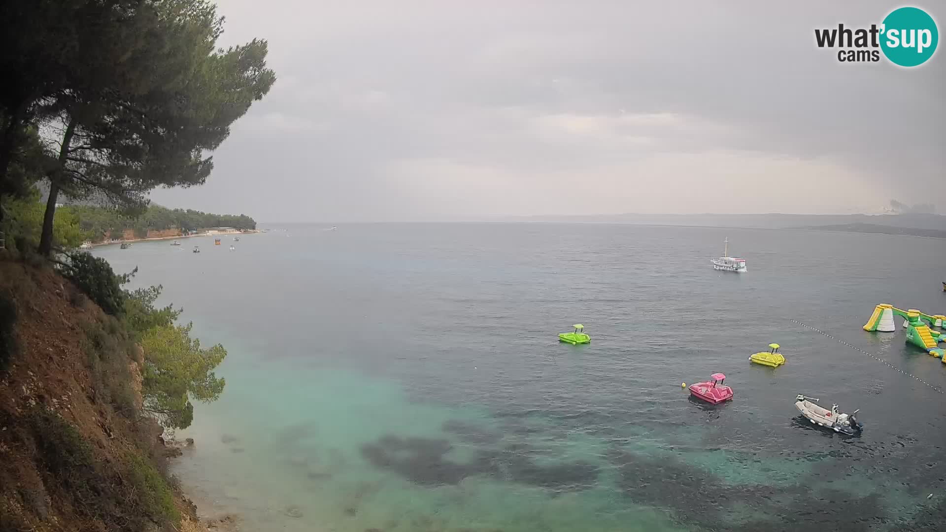 Webcam Potočine Beach Bol – Live View of Borak Beach, Brač Island