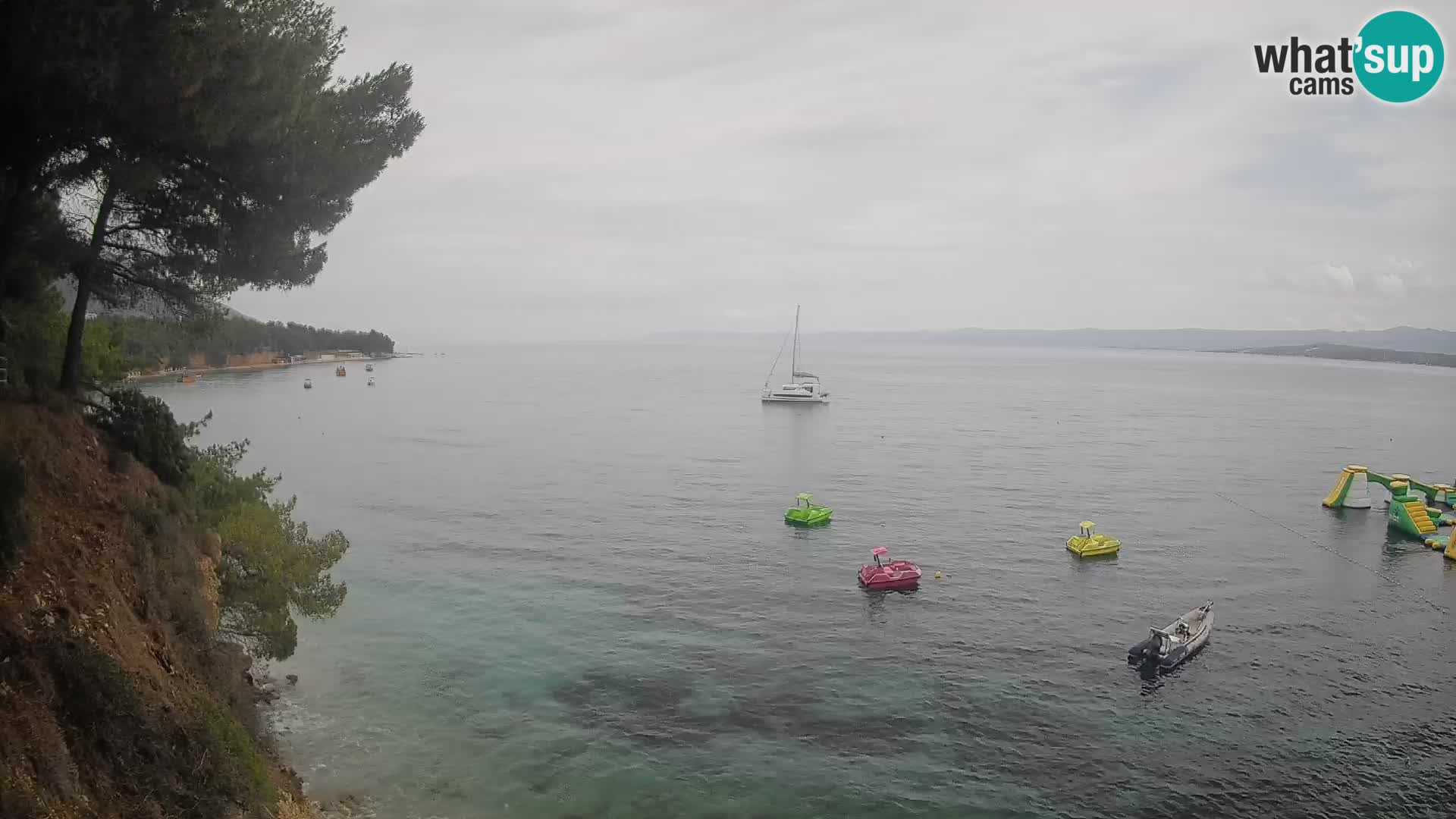 Webcam Potočine Beach Bol – Live View of Borak Beach, Brač Island