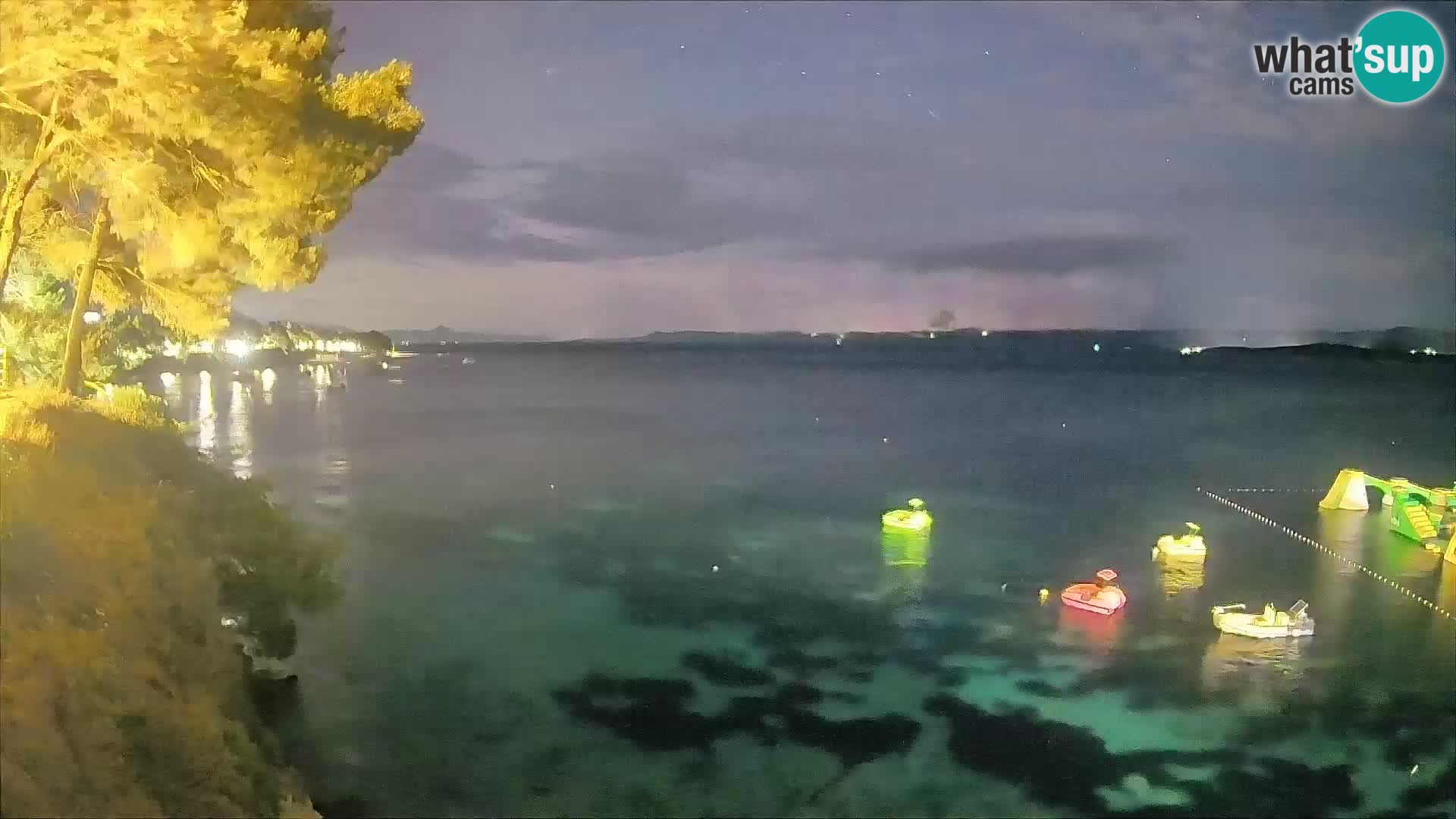 Webcam plage Potočine Bol – Vue en direct sur Borak Beach, île de Brač
