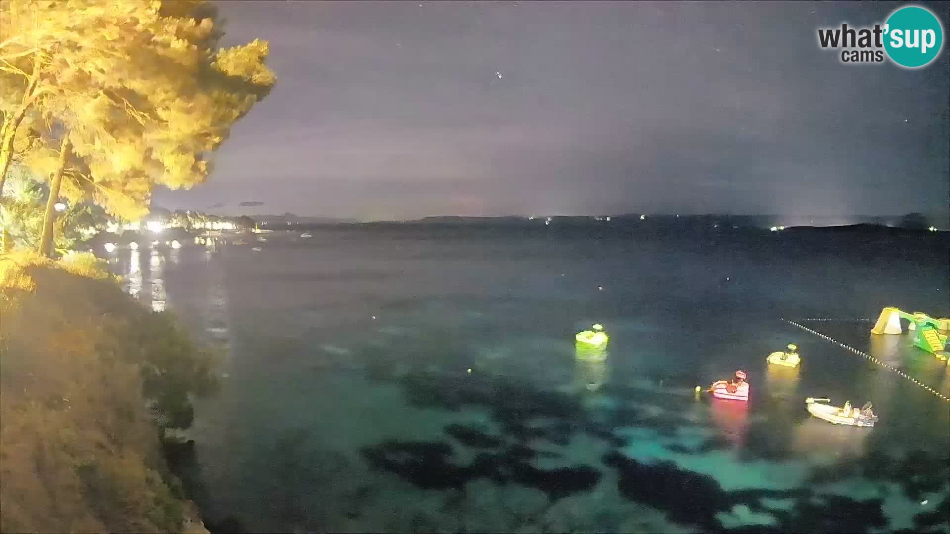 Webcam plage Potočine Bol – Vue en direct sur Borak Beach, île de Brač