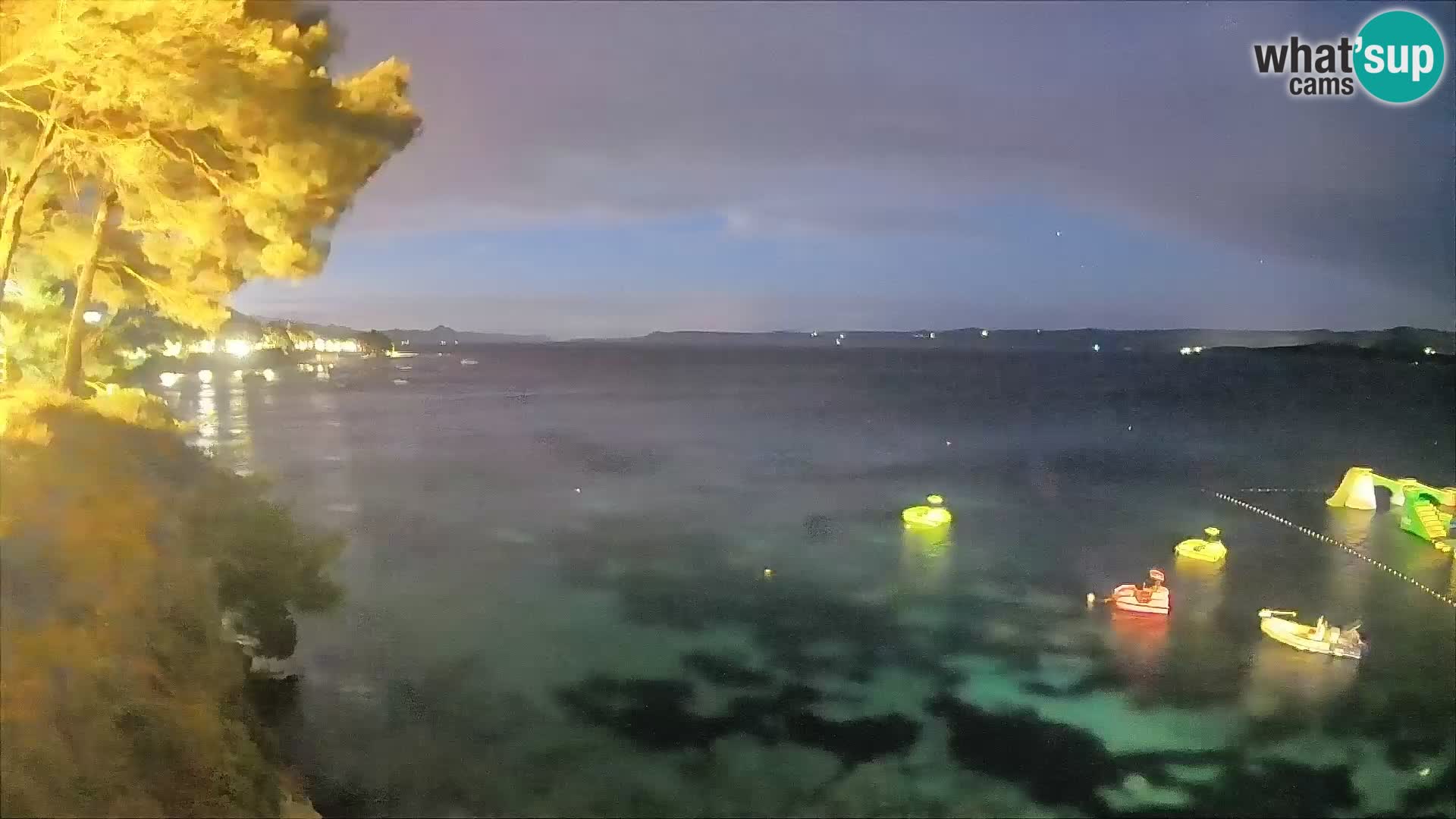 Webcam plage Potočine Bol – Vue en direct sur Borak Beach, île de Brač