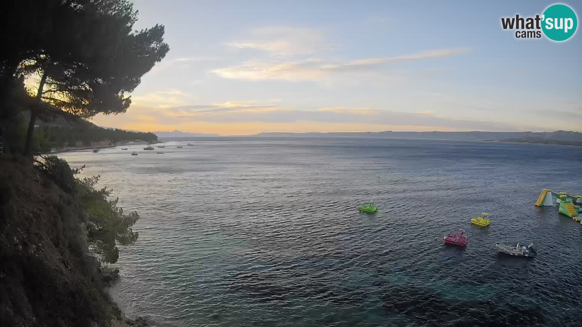 Webcam Strand Potočine Bol – Liveblick auf Borak Beach, Insel Brač