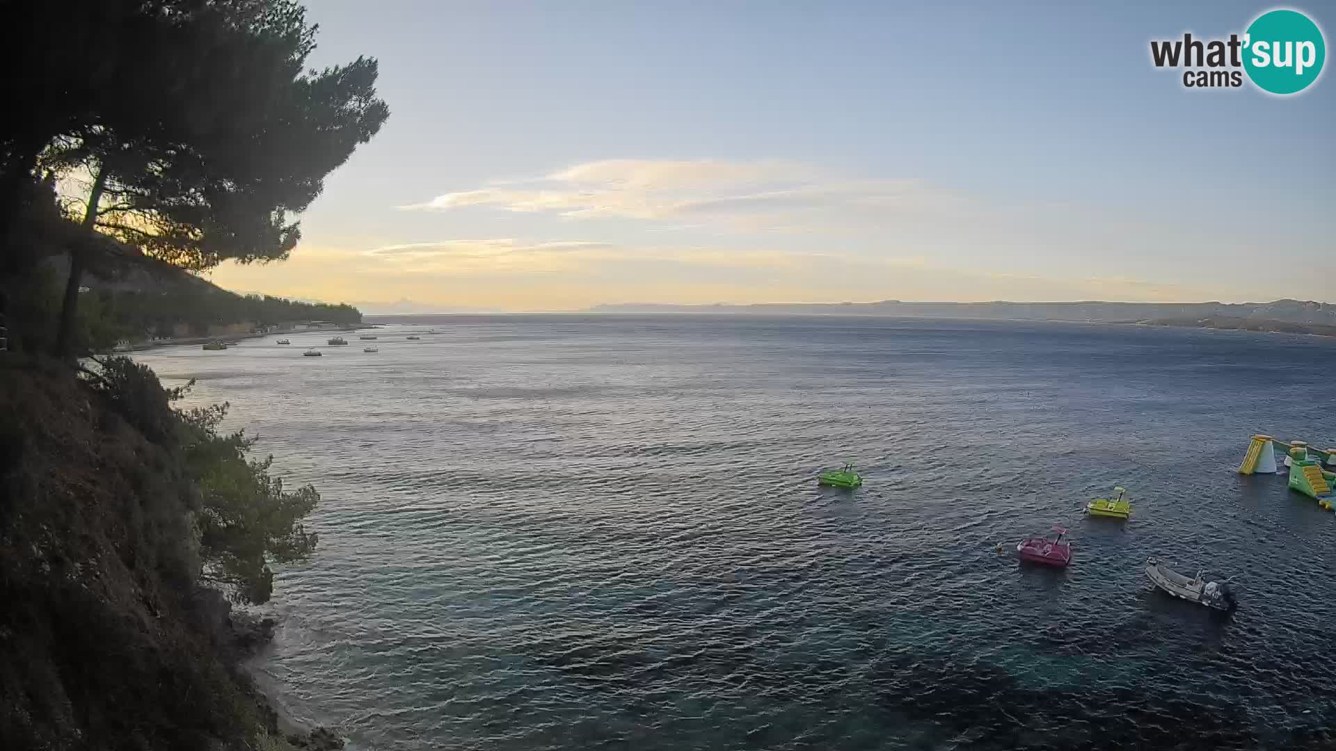 Webcam Potočine Beach Bol – Live View of Borak Beach, Brač Island