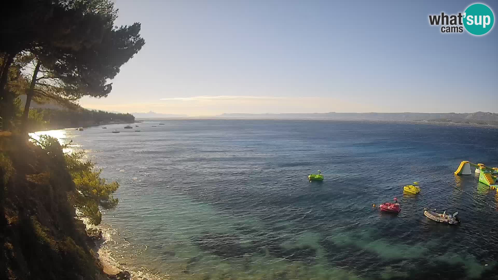 Webcam Strand Potočine Bol – Liveblick auf Borak Beach, Insel Brač