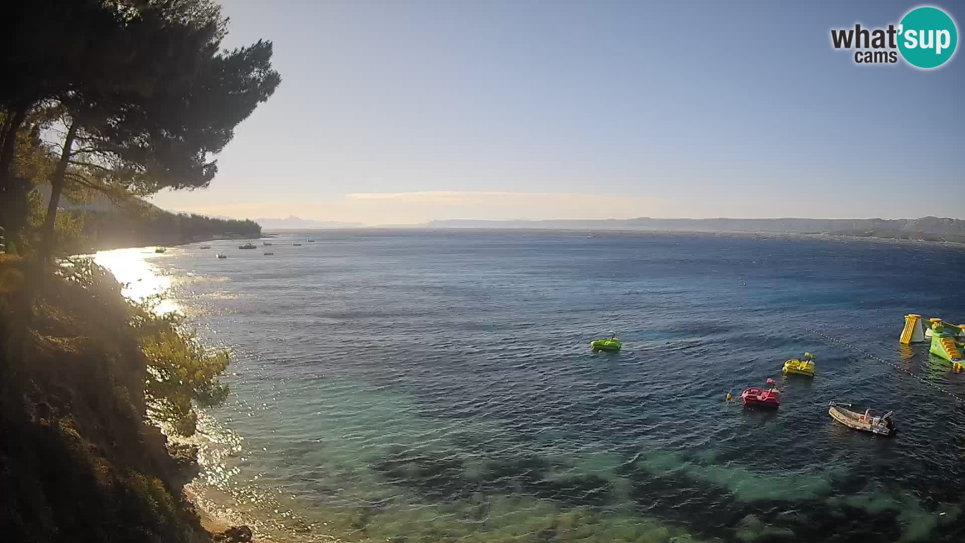 Webcam Playa Potočine Bol – Vista en vivo de Borak Beach, Isla de Brač