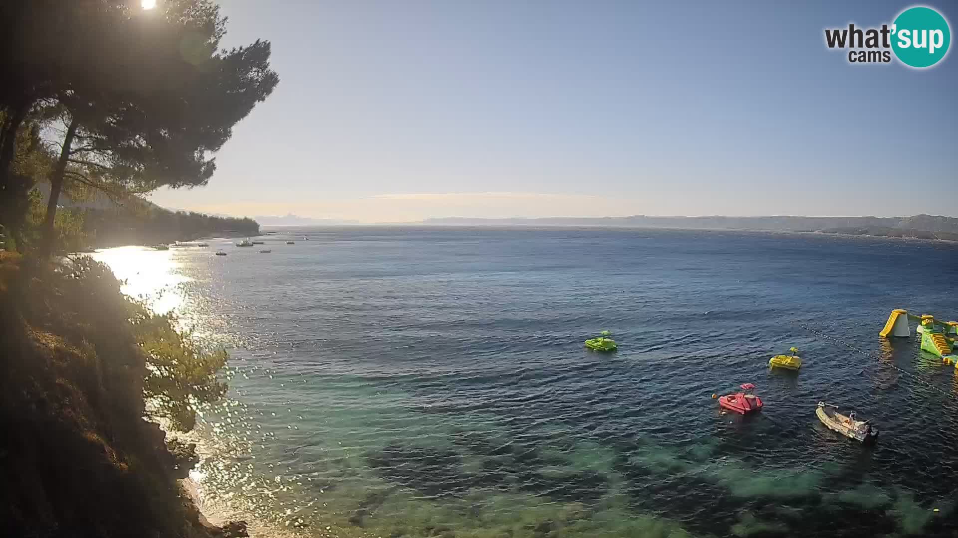 Webcam Potočine Beach Bol – Live View of Borak Beach, Brač Island