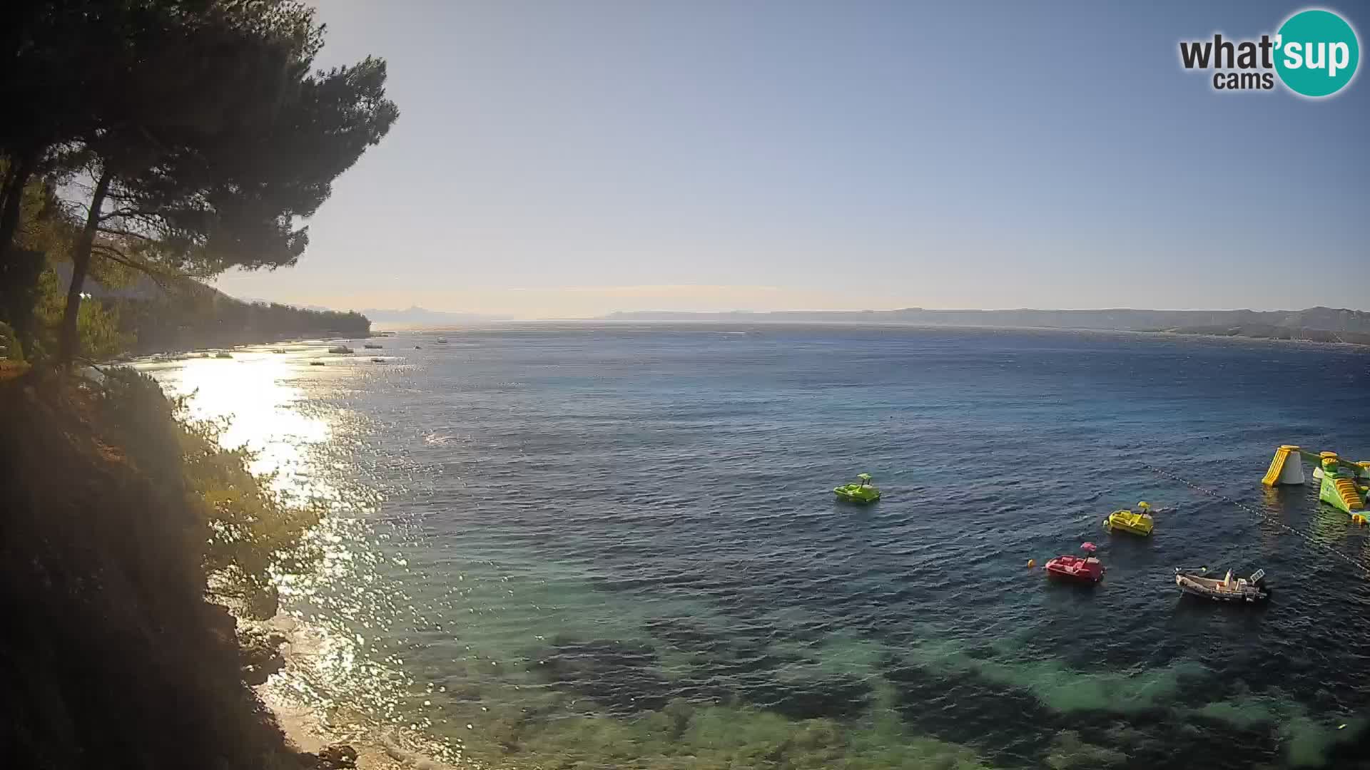 Webcam Potočine Beach Bol – Live View of Borak Beach, Brač Island