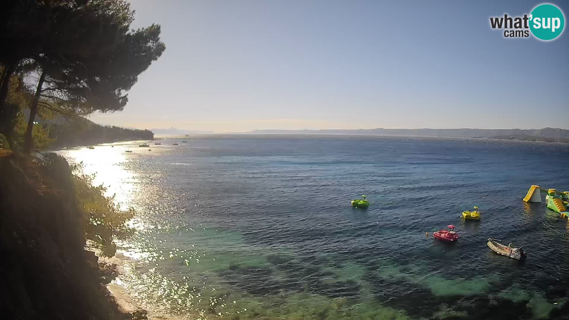 Webcam plage Potočine Bol – Vue en direct sur Borak Beach, île de Brač